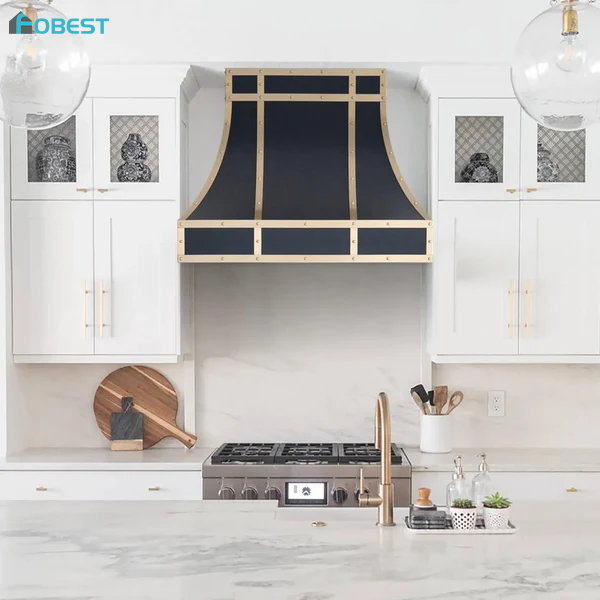 Modern Kitchen Ideas with Black Stainless Steel Range Hoods