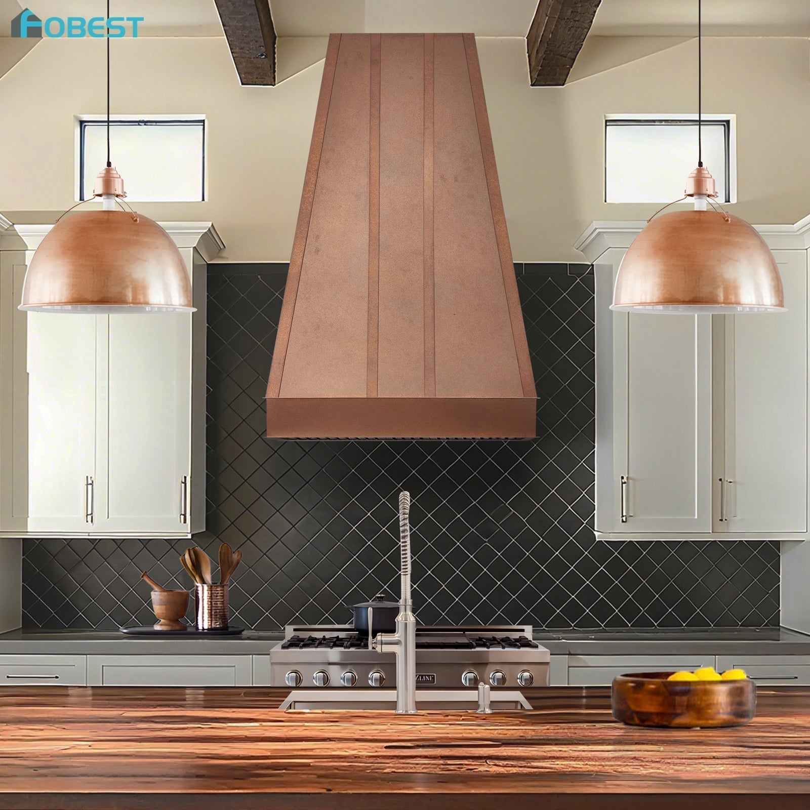 Fall Kitchen Inspiration: Warmth, Craft, and Copper with Fobest Copper Range Hoods