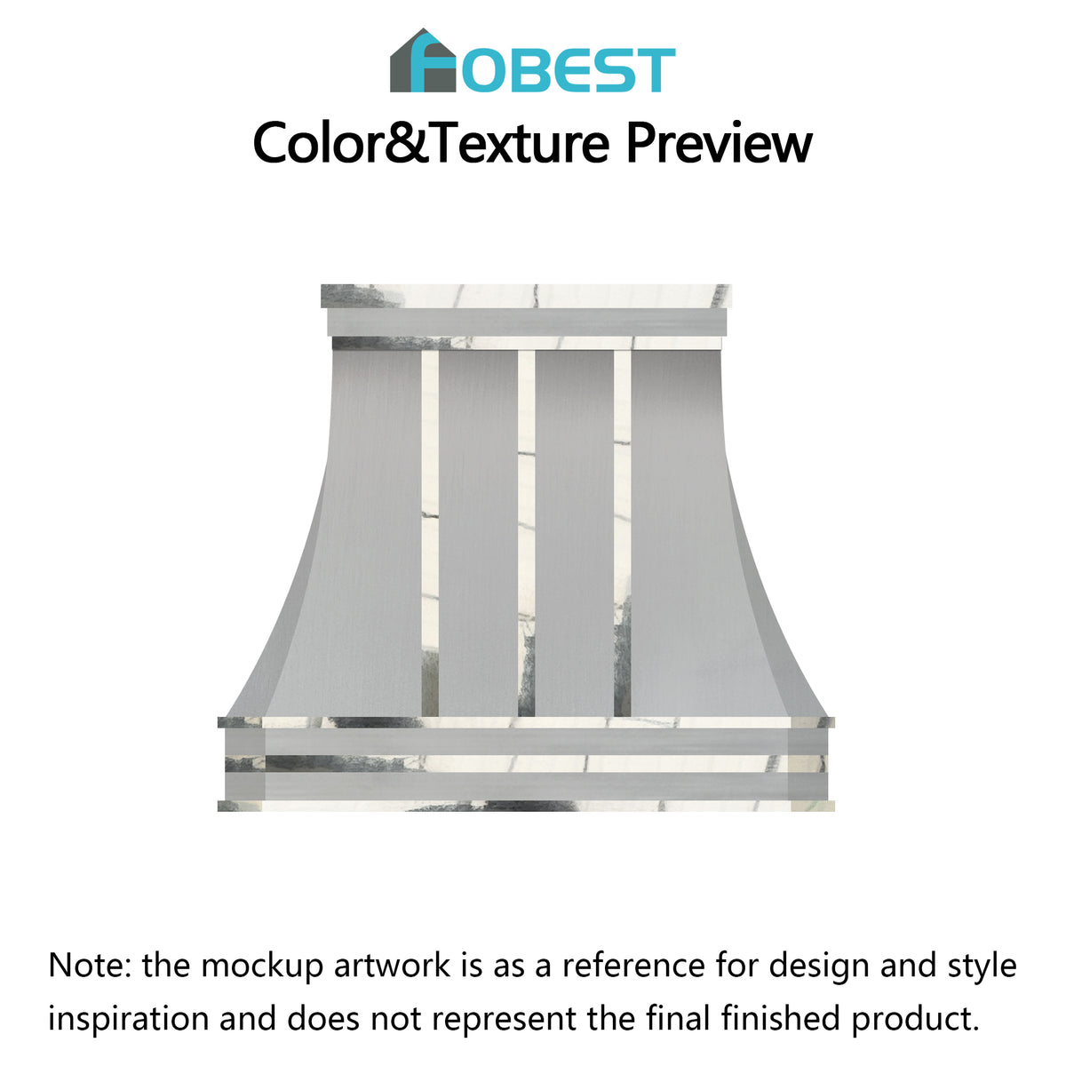 Fobest Custom Range Hood-FSS-318 Stainless Steel Metal Range Hood Custom Link for Liz