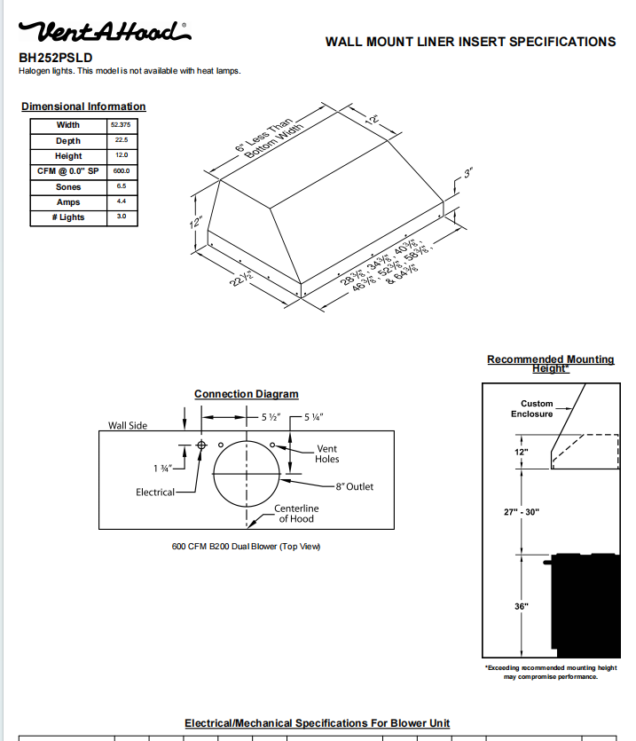 Fobest Custom Metal Range Hood FSS-426 Custom Link for Kyle
