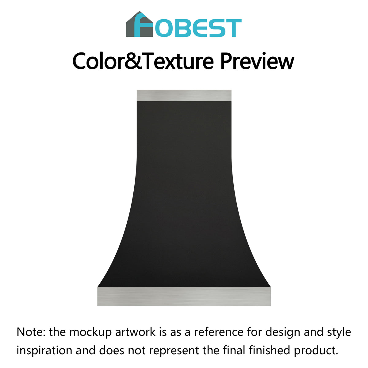 FOBEST Custom Range Hood- FSS-372 Custom Link for Maria