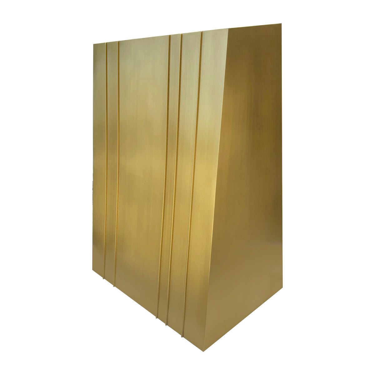 Fobest Instock Brushed Brass Range Hood( 36"W x22"D x 48"H )