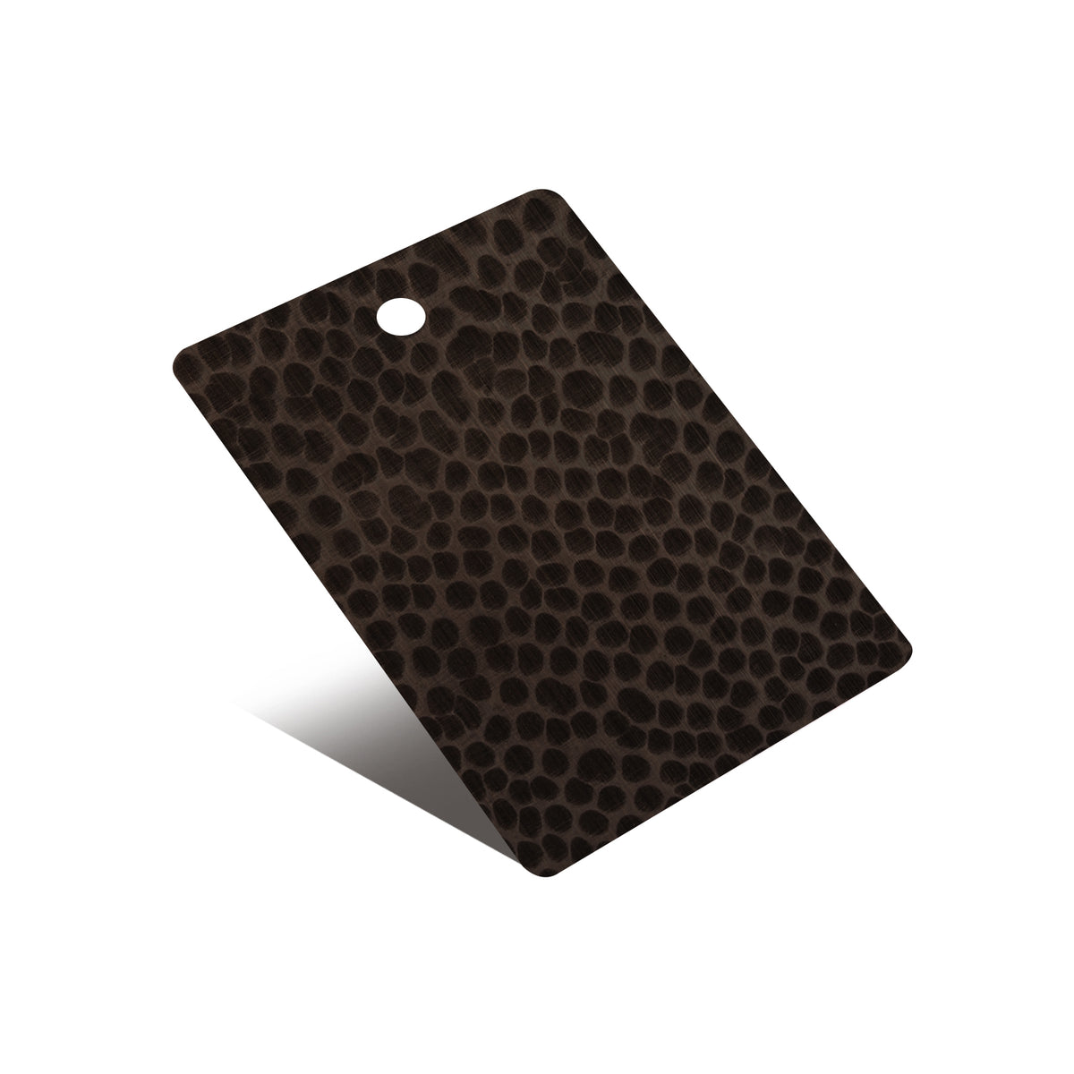 Fobest Copper Sample-Dark Antique Copper Beehive Hammered Texture