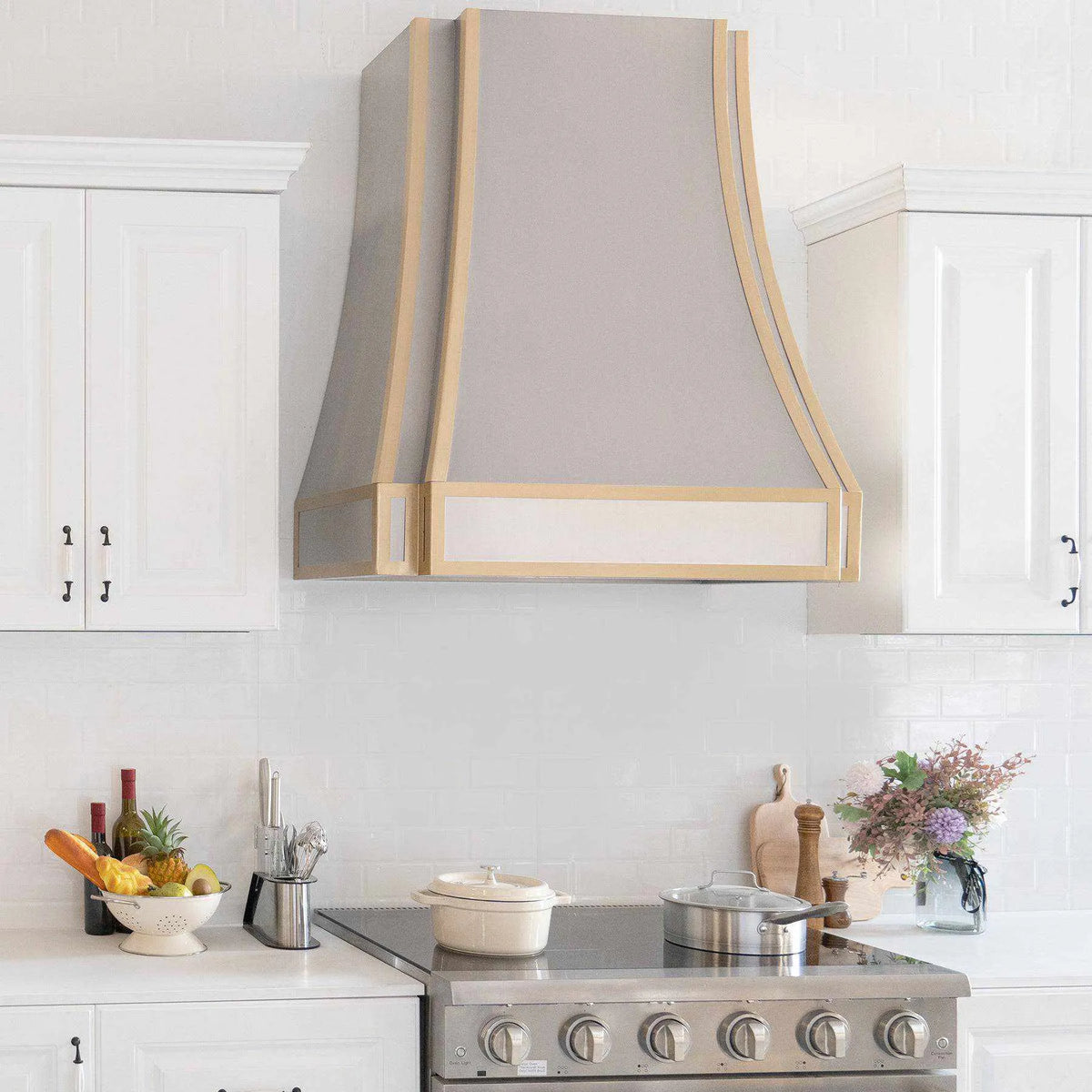 Fobest American Range Hood Stainless Steel Finish with Trim FSS-96-Stainless Steel Range Hood-Fobest