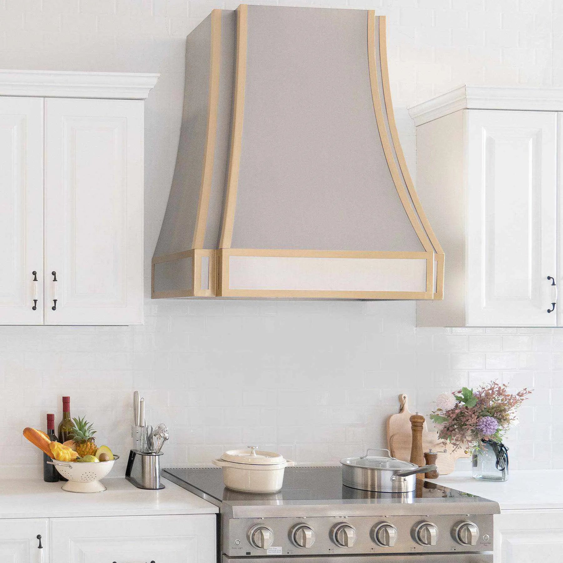 Fobest American Range Hood Stainless Steel Finish with Trim FSS-96-Stainless Steel Range Hood-Fobest