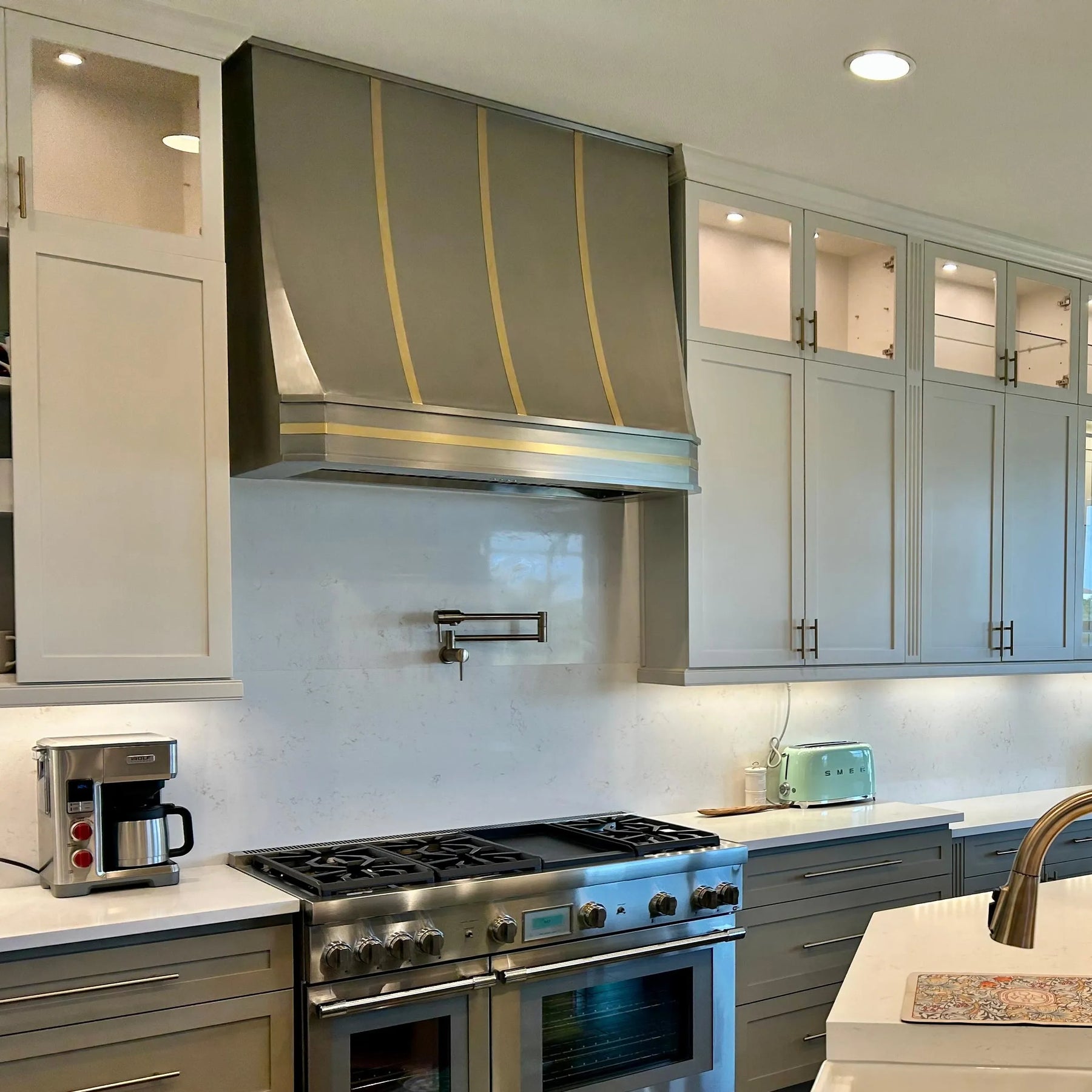 Fobest Angle Custom Stainless Steel Range Hood FSS-116-Stainless Steel Range Hood-Fobest