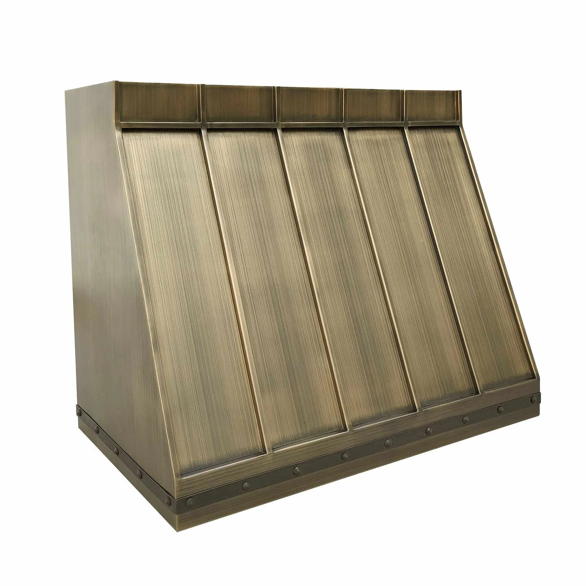 Fobest Antique Brass Range Hood with Box Design FSS-268-Stainless Steel Range Hood-Fobest