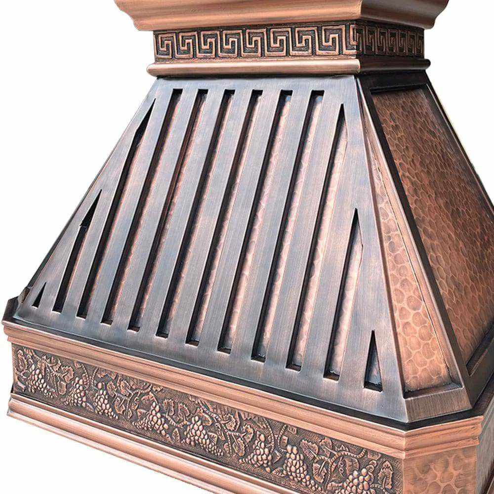 Fobest Antique Copper Hood with Vintage Design FCP-50-Copper Range Hood-Fobest