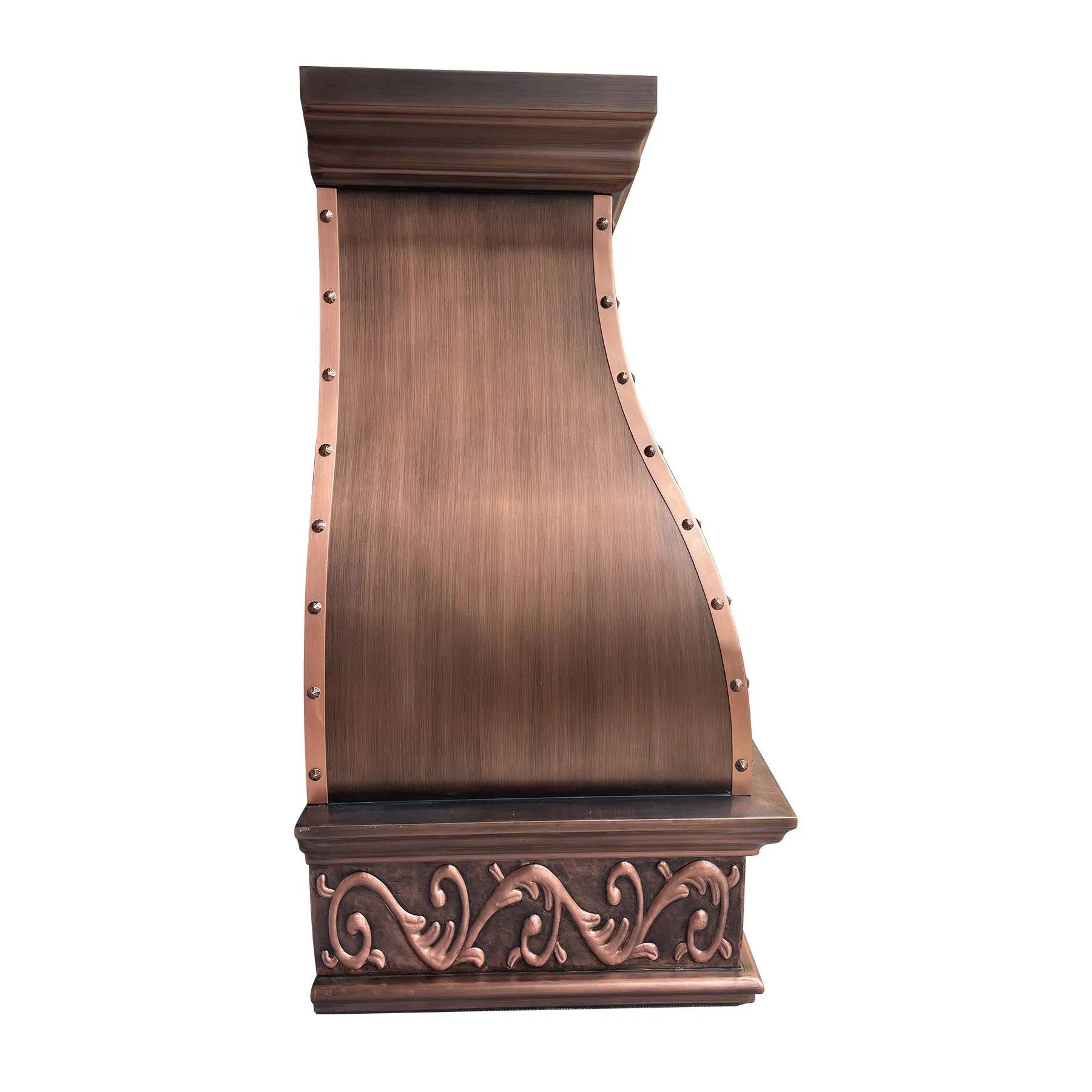 Fobest Antique Copper Range Hood Farmhouse Design FCP-108-Copper Range Hood-Fobest