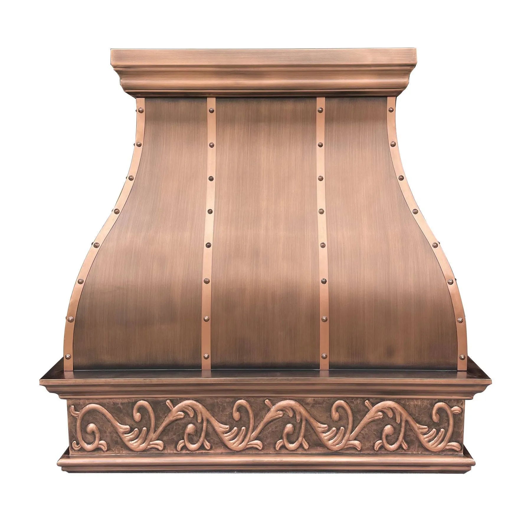 Fobest Antique Copper Range Hood Farmhouse Design FCP-108-Copper Range Hood-Fobest