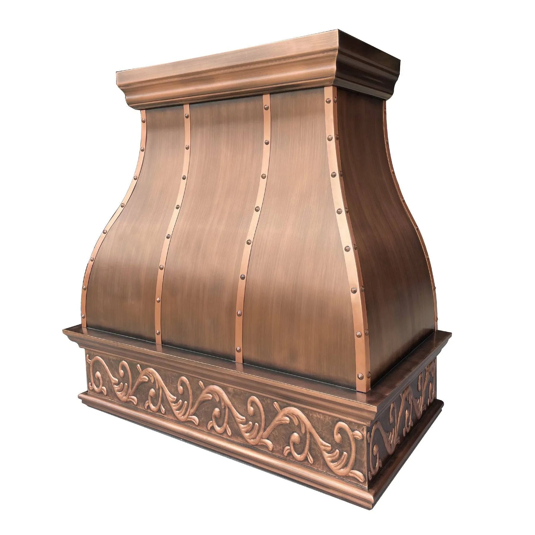 Fobest Antique Copper Range Hood Farmhouse Design FCP-108-Copper Range Hood-Fobest