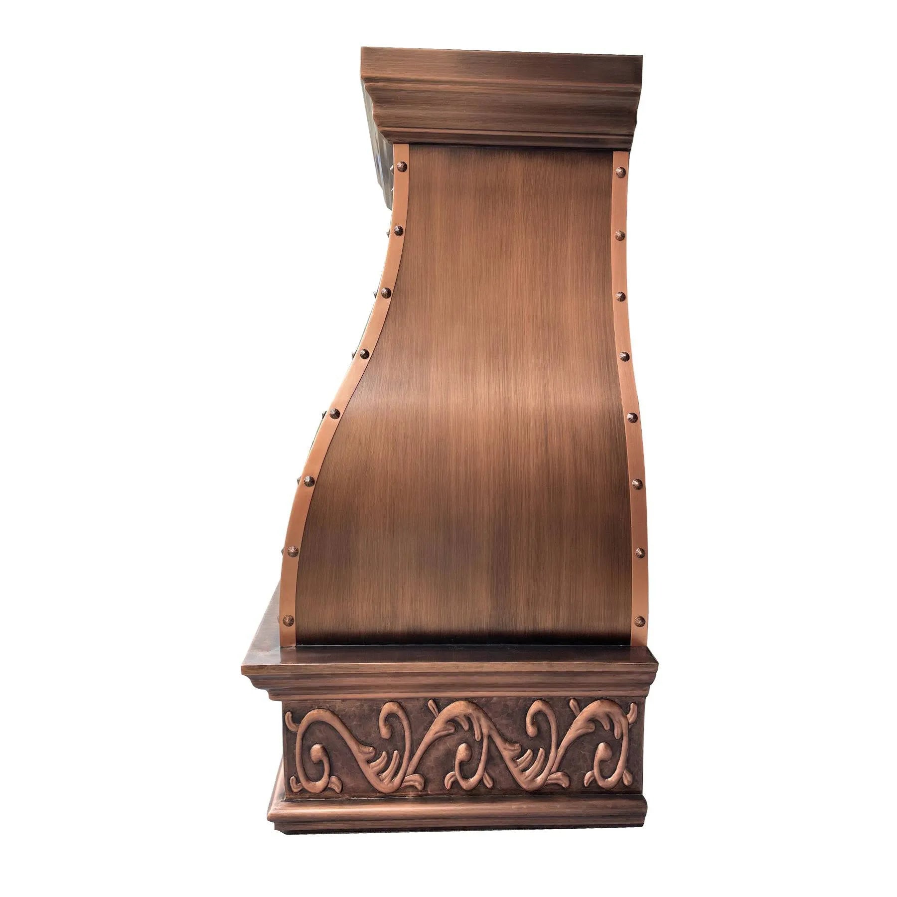 Fobest Antique Copper Range Hood Farmhouse Design FCP-108-Copper Range Hood-Fobest