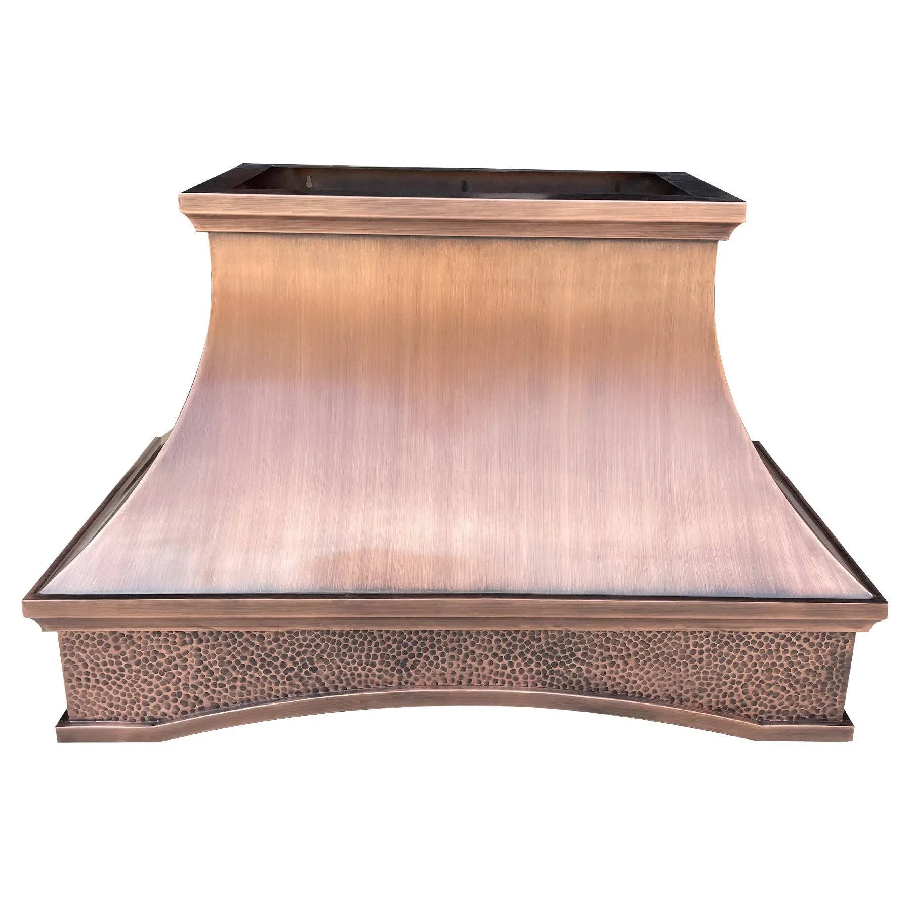 Fobest Antique Copper Range Hood with Grape Motif FCP-70-Copper Range Hood-Fobest