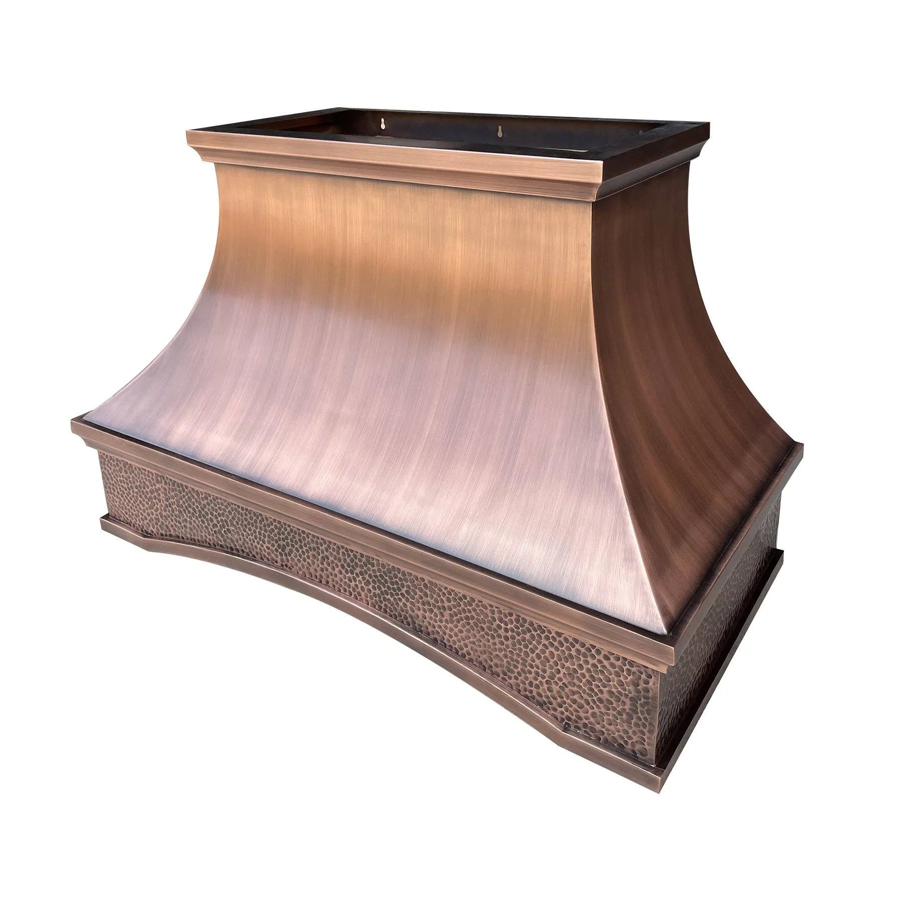 Fobest Antique Copper Range Hood with Grape Motif FCP-70-Copper Range Hood-Fobest
