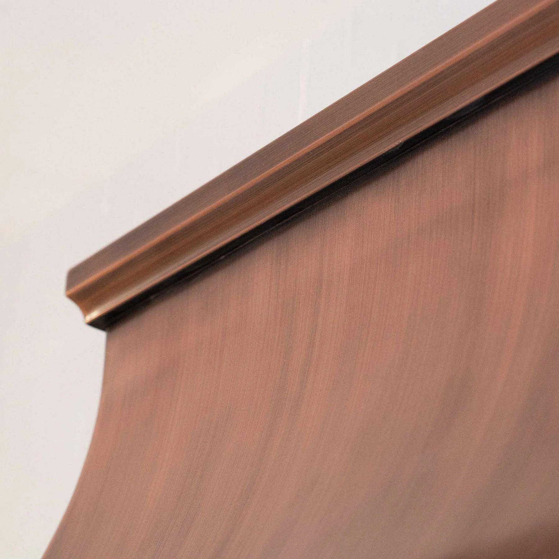 Fobest Antique Copper Range Hood with Grape Motif FCP-70-Copper Range Hood-Fobest