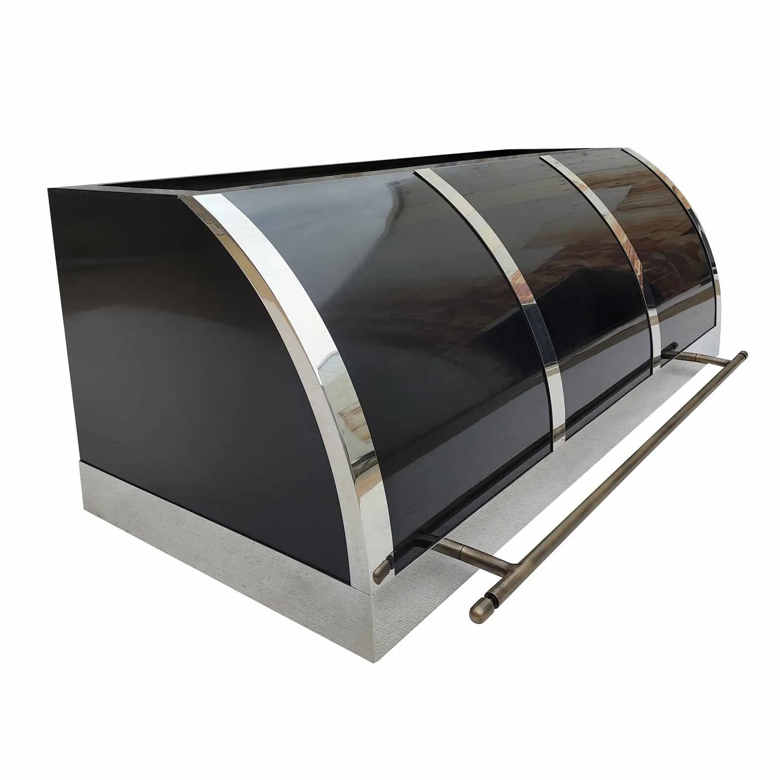 Fobest Barrel Stainless Steel Range Hood Black Finish FSS-186-Stainless Steel Range Hood-Fobest