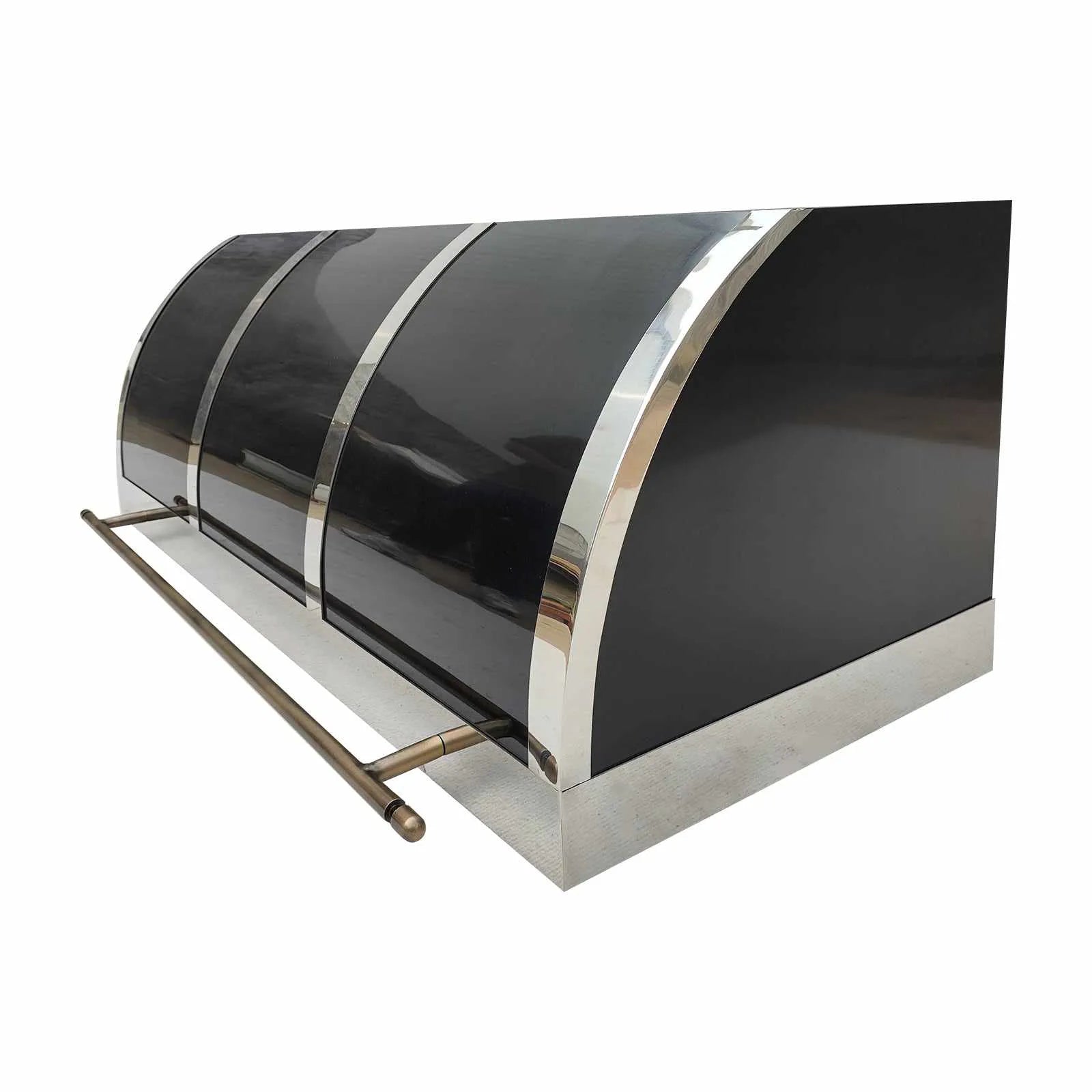 Fobest Barrel Stainless Steel Range Hood Black Finish FSS-186-Stainless Steel Range Hood-Fobest