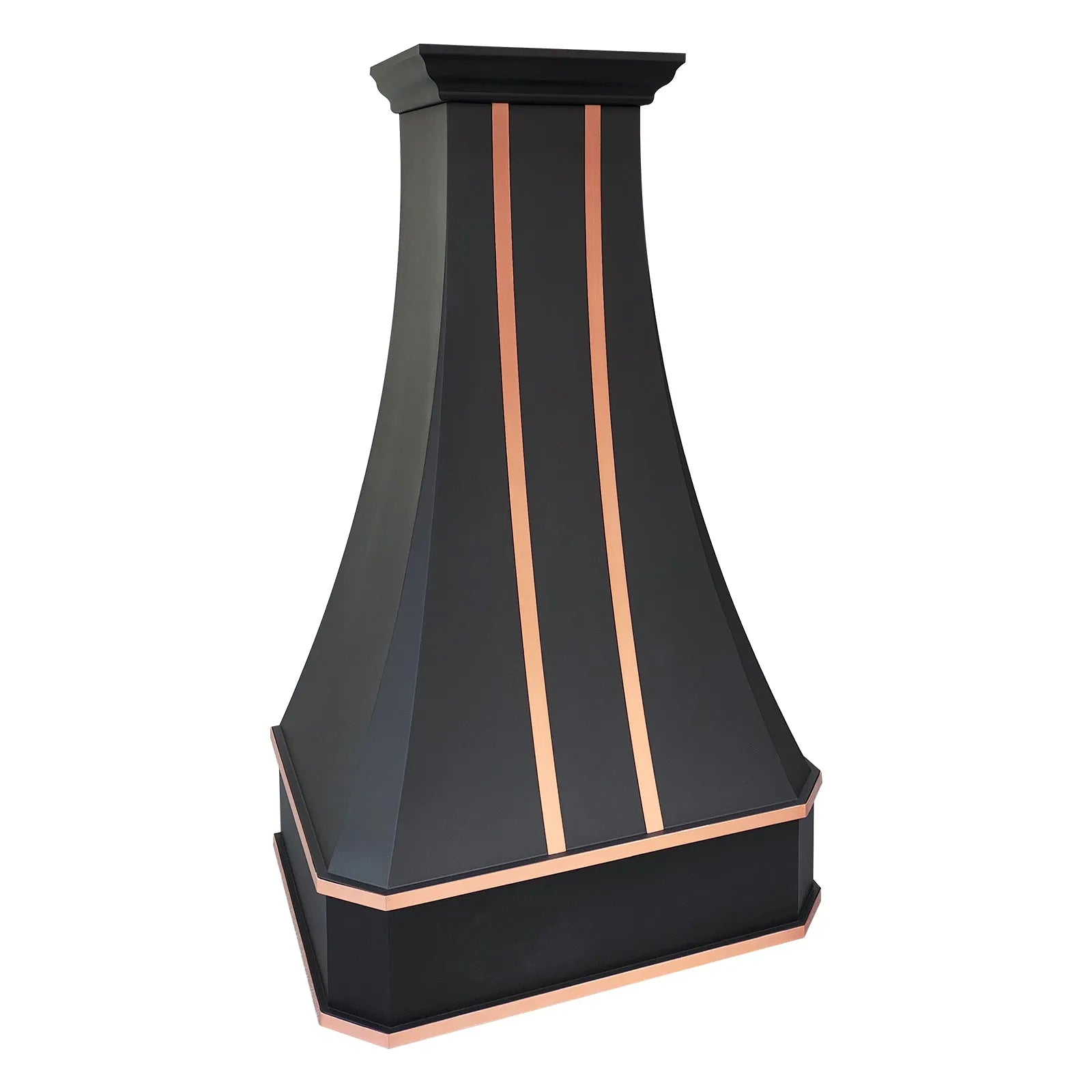 Fobest Black Kitchen Hood Stainless Steel with Copper Accent FSS-326-Stainless Steel Range Hood-Fobest