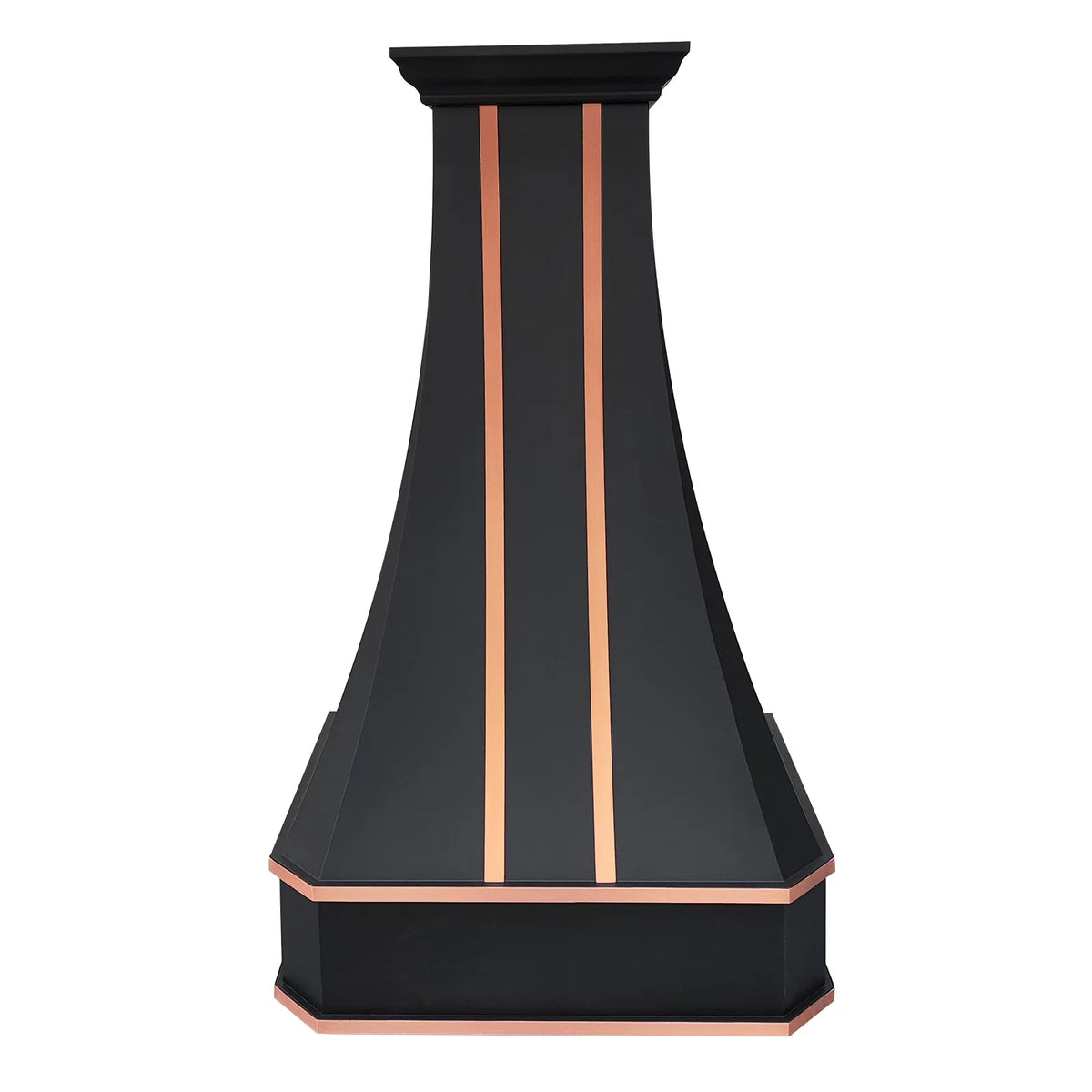 Fobest Black Kitchen Hood Stainless Steel with Copper Accent FSS-326-Stainless Steel Range Hood-Fobest
