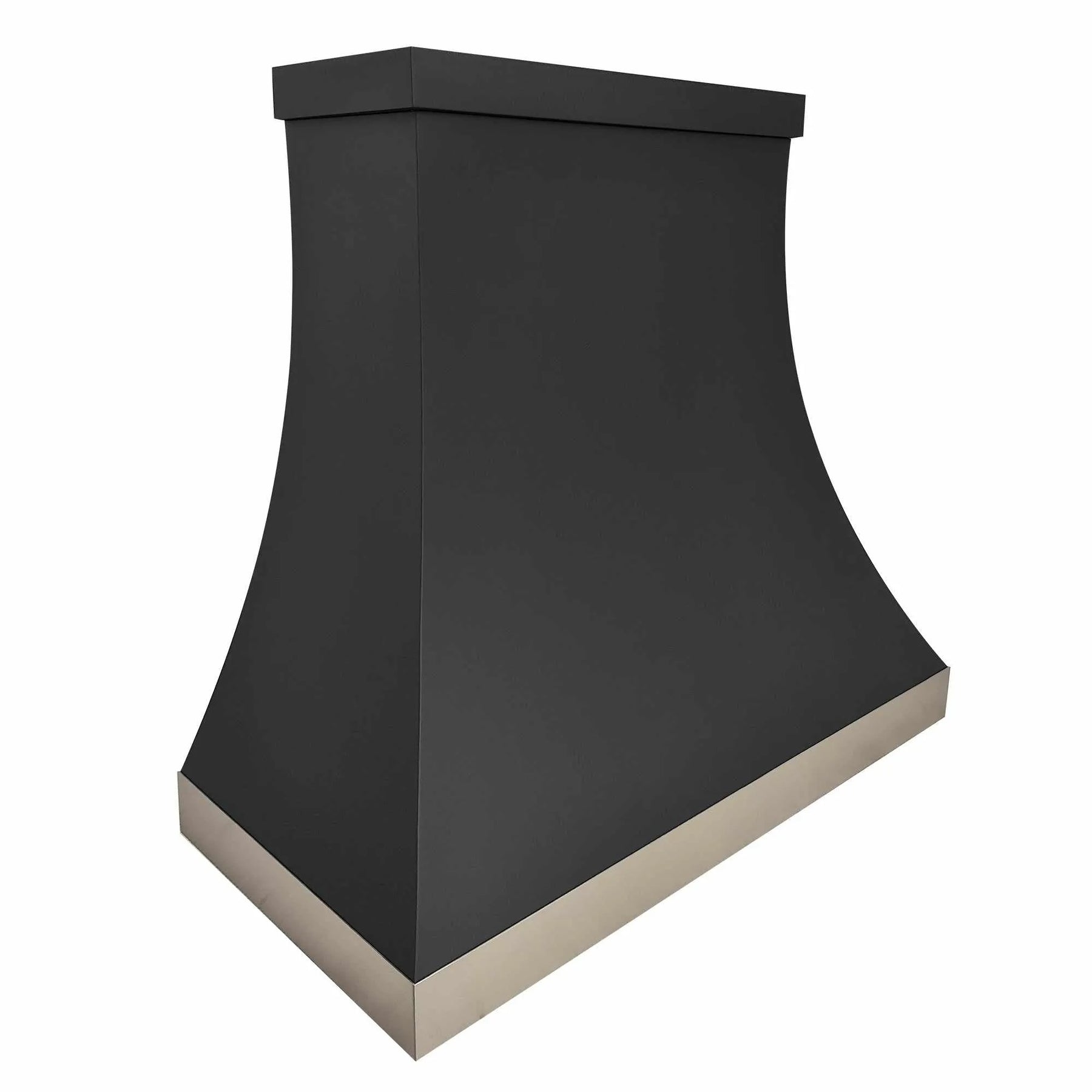 Fobest Black Range Hood Stainless Steel Band FSS-255-Stainless Steel Range Hood-Fobest