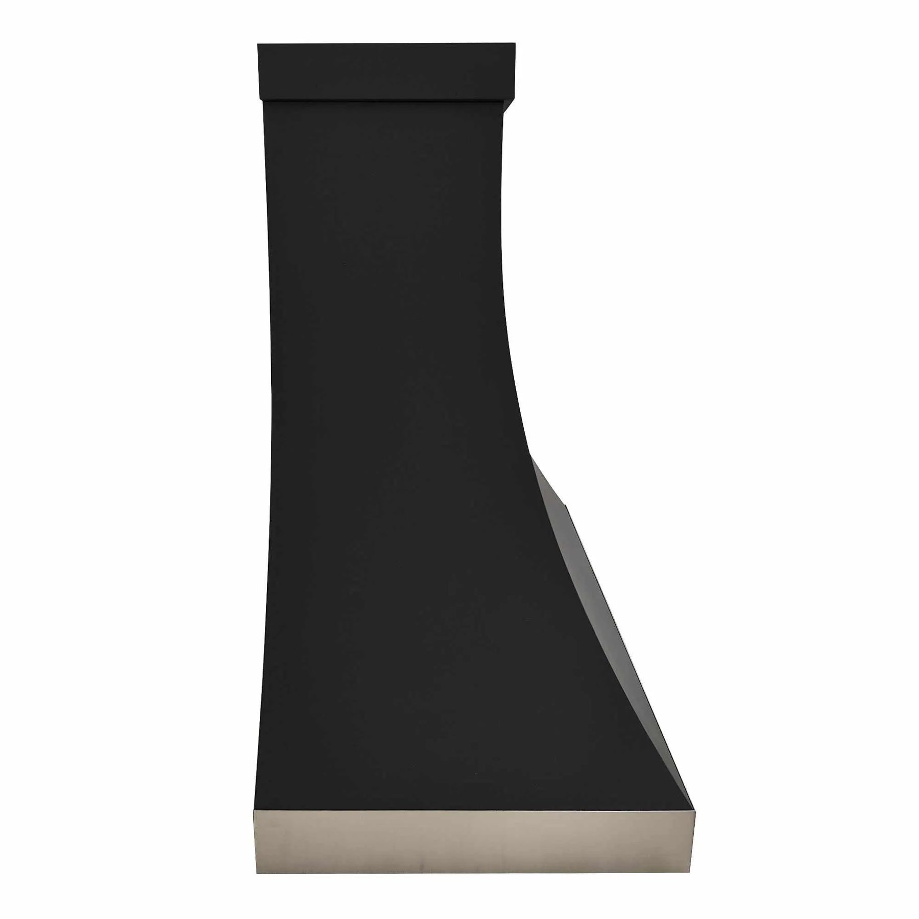 Fobest Black Range Hood Stainless Steel Band FSS-255-Stainless Steel Range Hood-Fobest