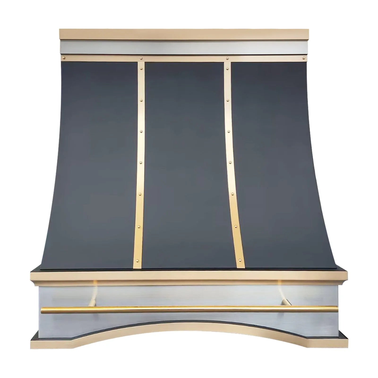 Fobest Black Range Hood Stainless Steel with Arched Base FSS-411-Stainless Steel Range Hood-Fobest