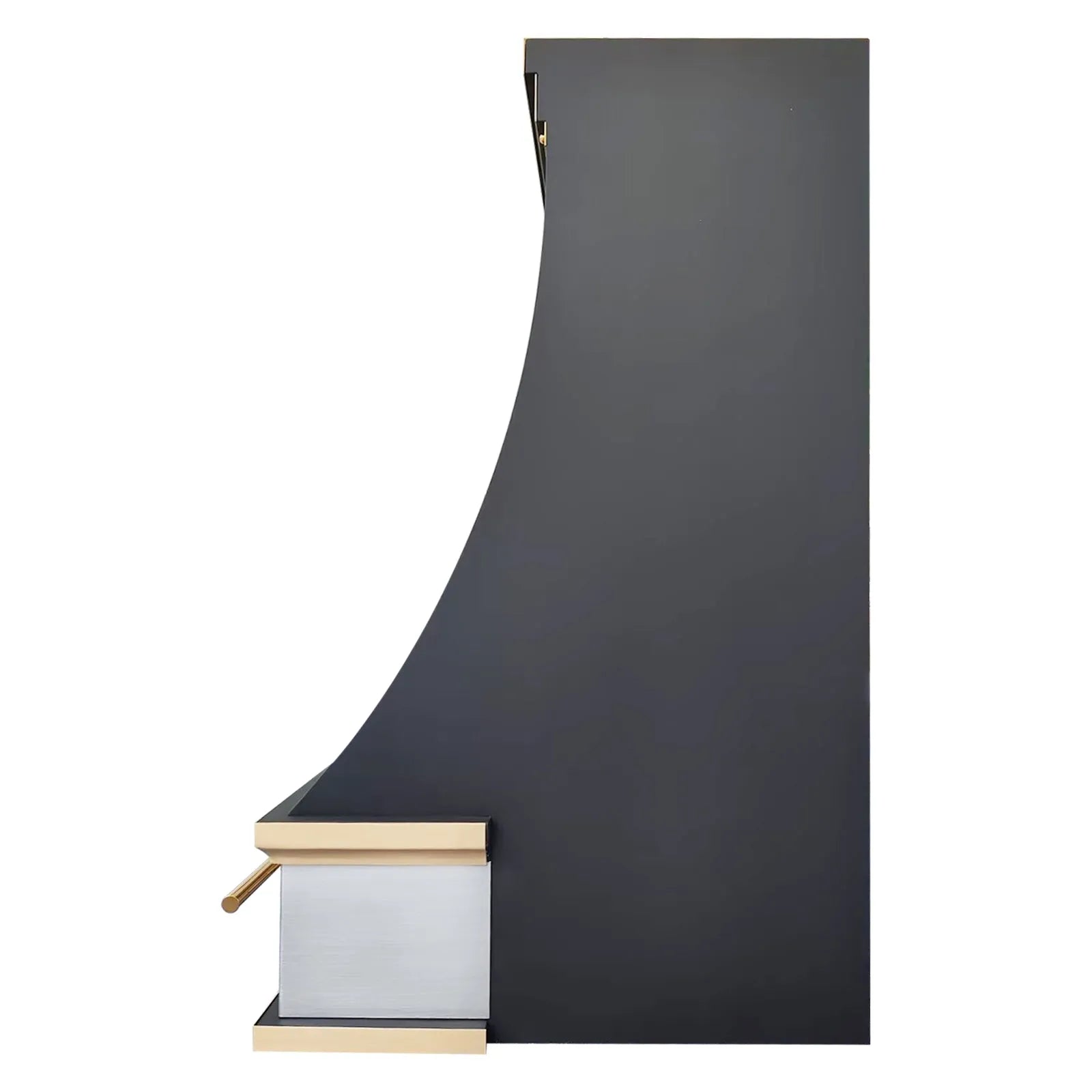 Fobest Black Range Hood Stainless Steel with Arched Base FSS-411-Stainless Steel Range Hood-Fobest