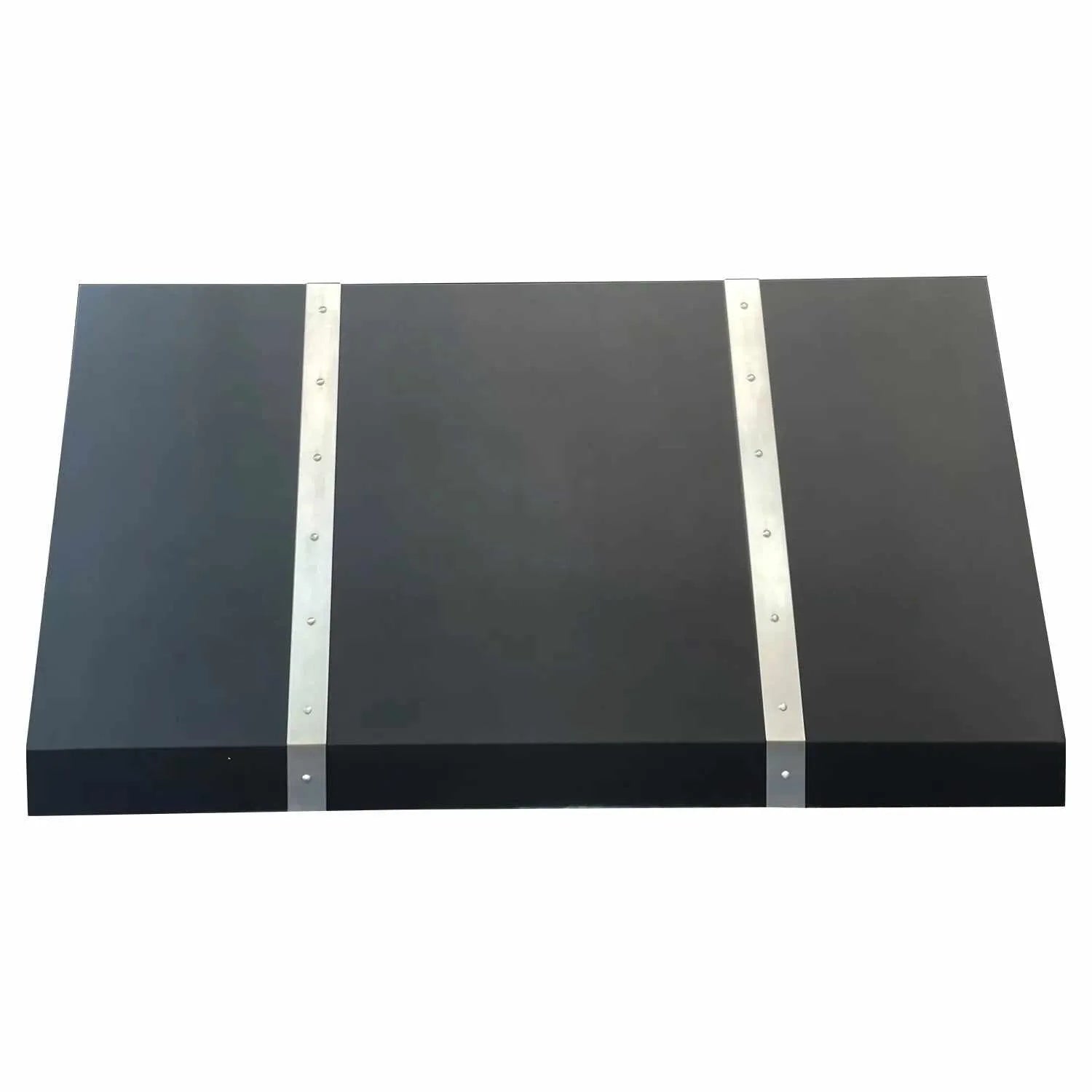 Fobest Black Stove Hood with Two Straps FSS-298-Stainless Steel Range Hood-Fobest