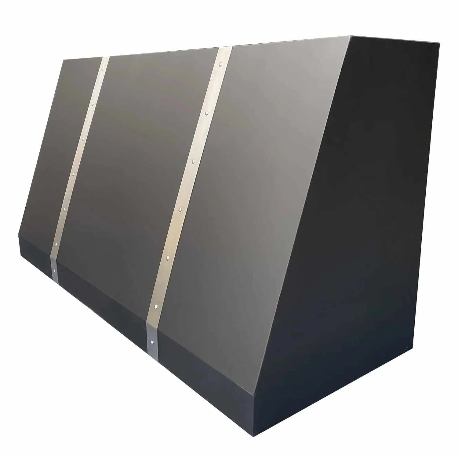 Fobest Black Stove Hood with Two Straps FSS-298-Stainless Steel Range Hood-Fobest