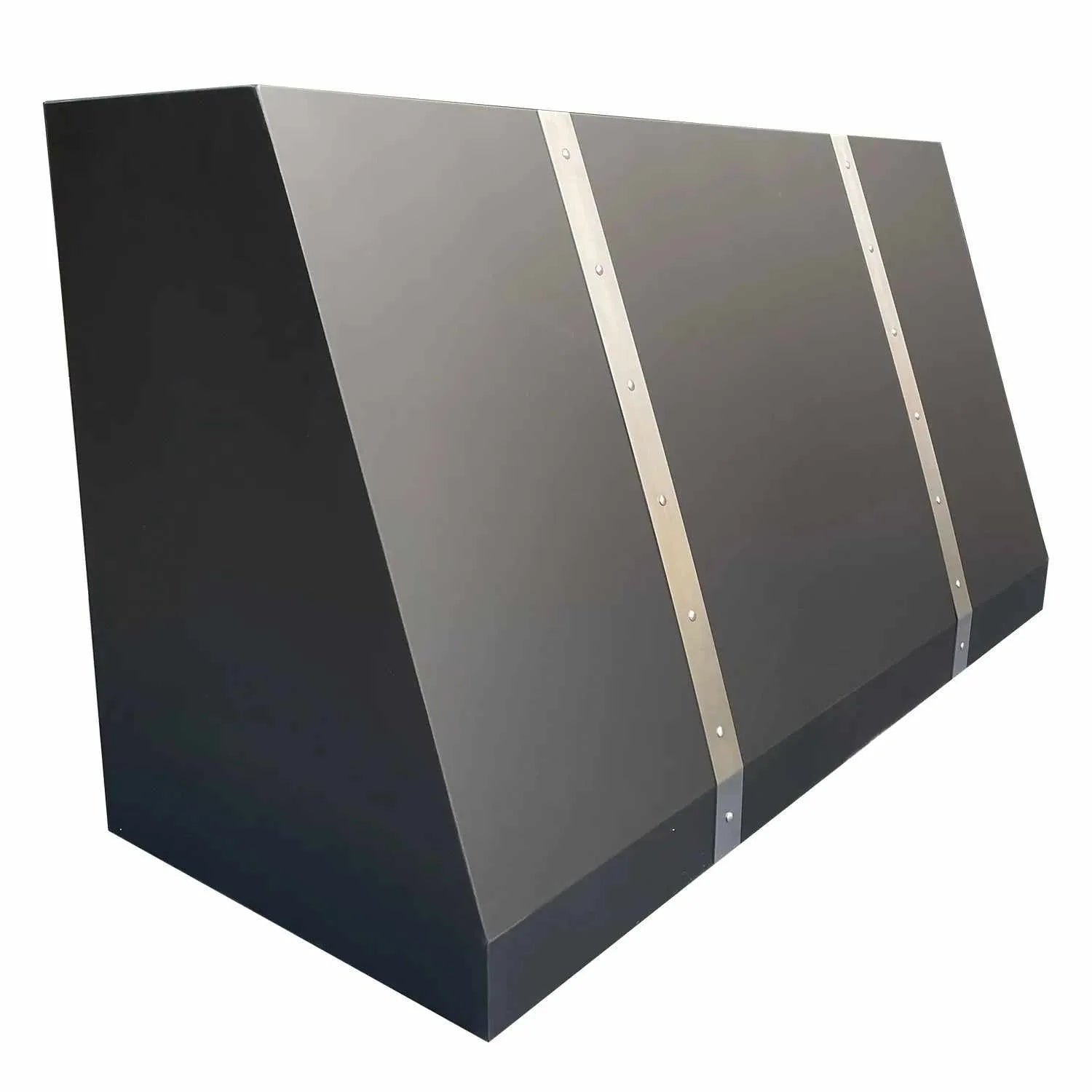Fobest Black Stove Hood with Two Straps FSS-298-Stainless Steel Range Hood-Fobest