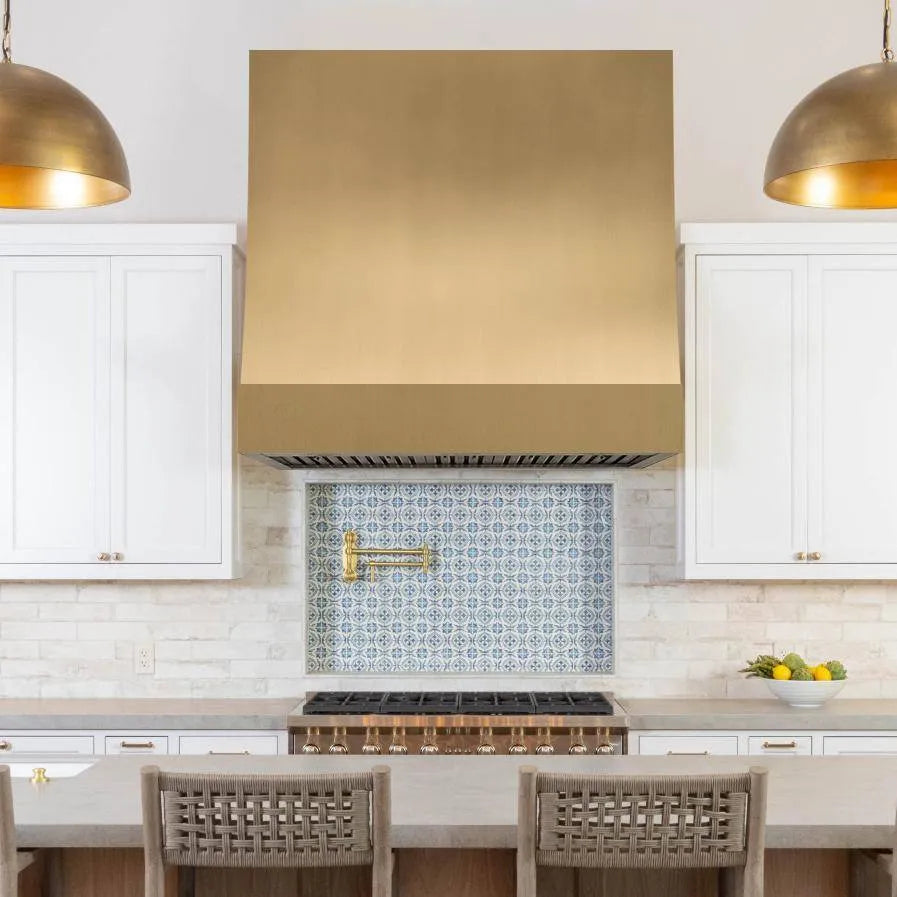 Fobest Brass Range Hood FSS-319-Stainless Steel Range Hood-Fobest