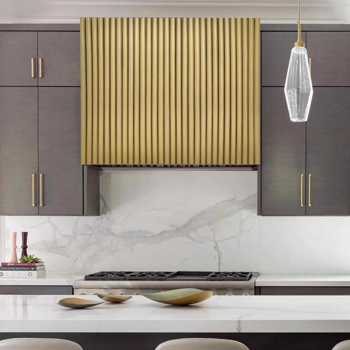 Fobest Brass Range Hood with Box Design FSS-223-Stainless Steel Range Hood-Fobest