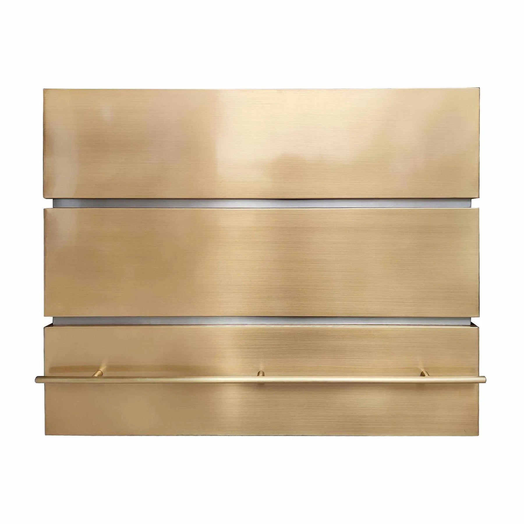 Fobest Brass Range Hood with Brass Pot Rail FSS-207-Stainless Steel Range Hood-Fobest