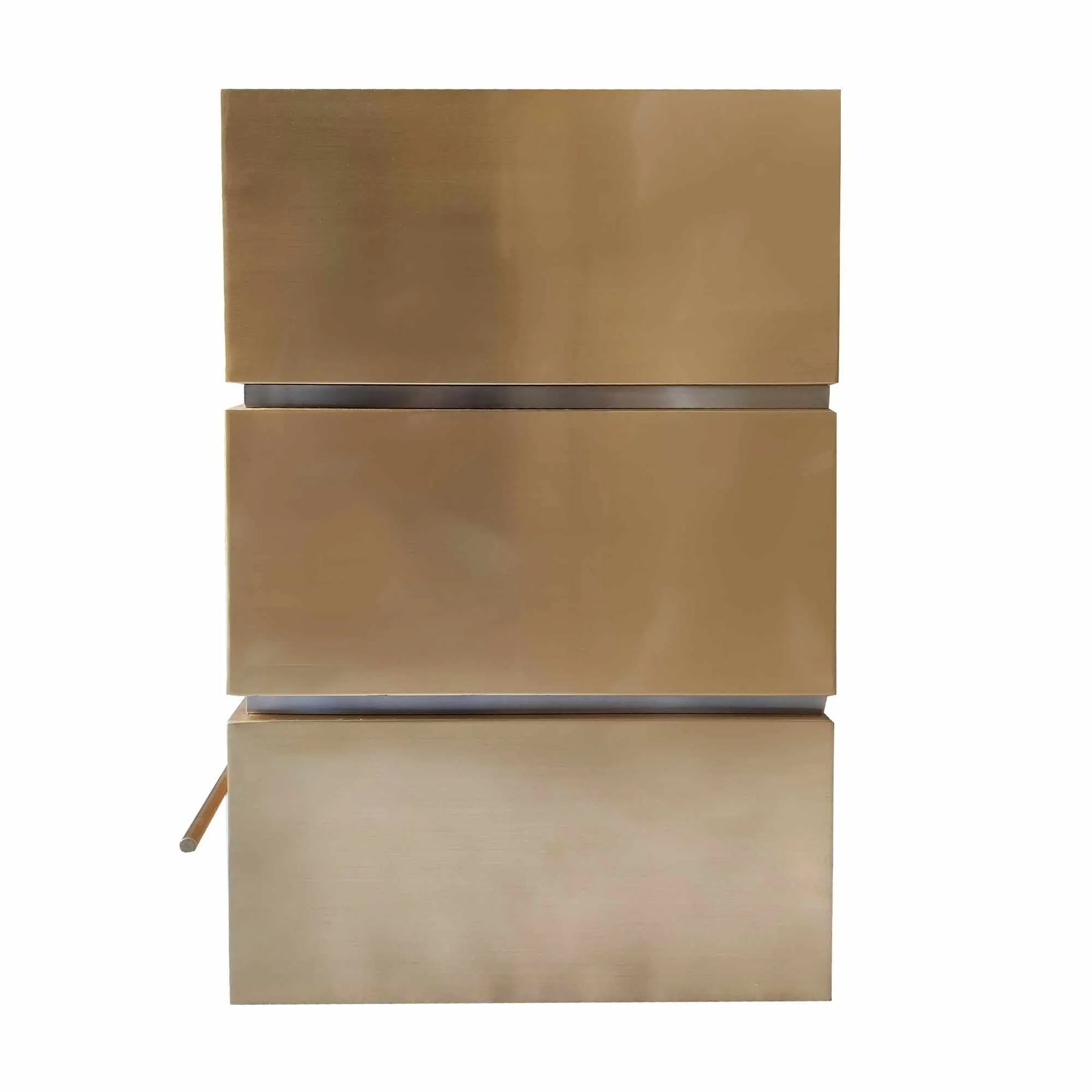 Fobest Brass Range Hood with Brass Pot Rail FSS-207-Stainless Steel Range Hood-Fobest