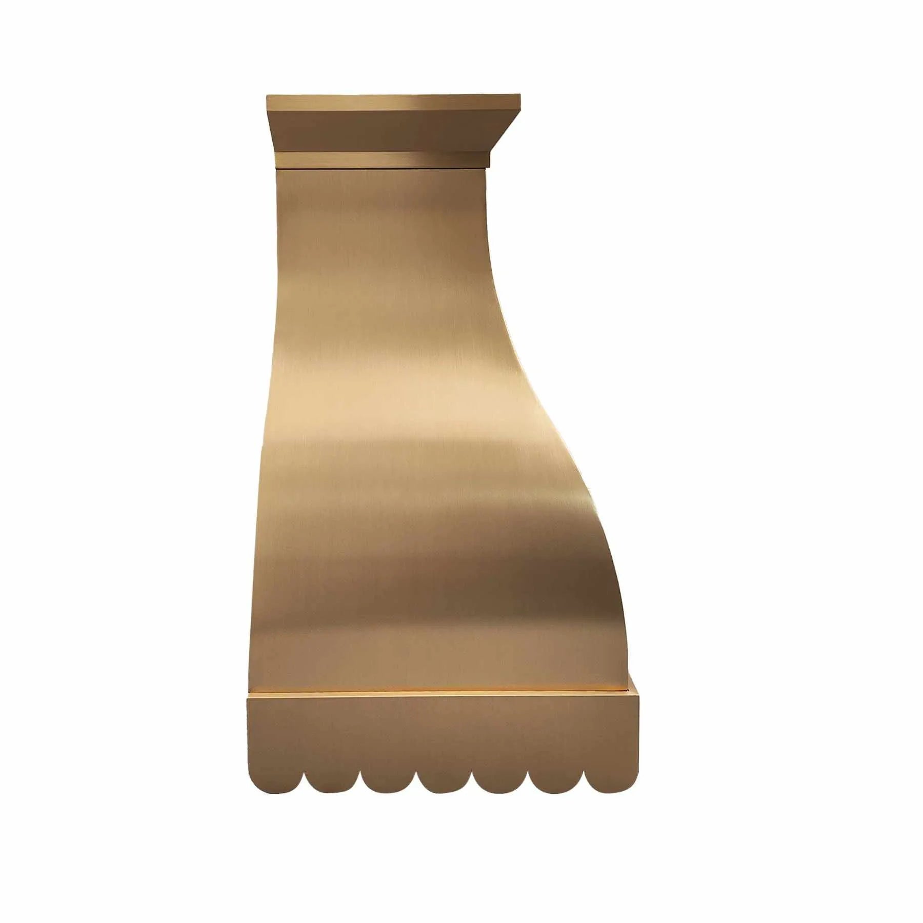 Fobest Brass Range Hood with Scalloped Bottom FSS-267-Stainless Steel Range Hood-Fobest