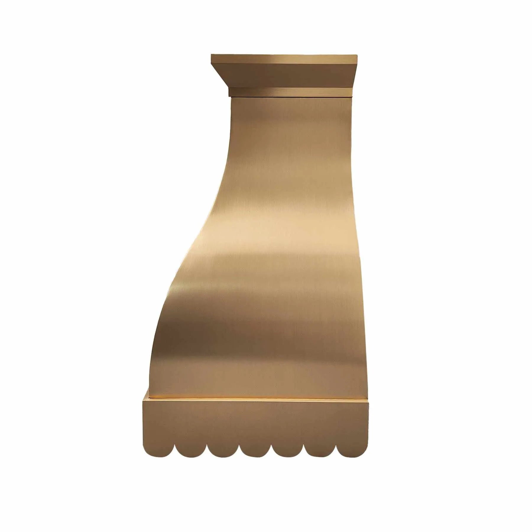 Fobest Brass Range Hood with Scalloped Bottom FSS-267-Stainless Steel Range Hood-Fobest