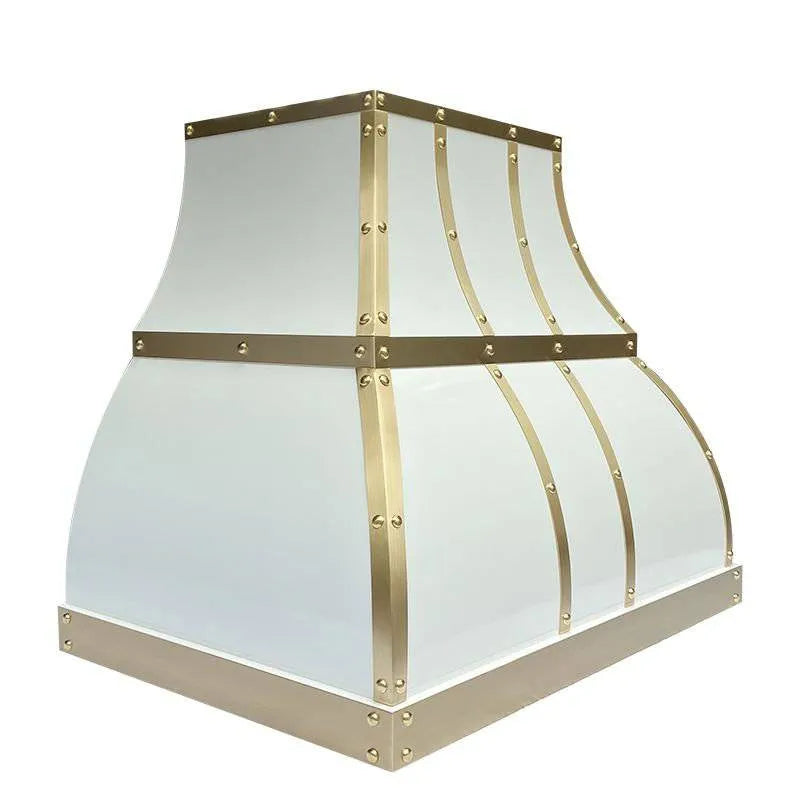 Fobest Brass and Stainless Steel Range Hood FSS-15-Stainless Steel Range Hood-Fobest