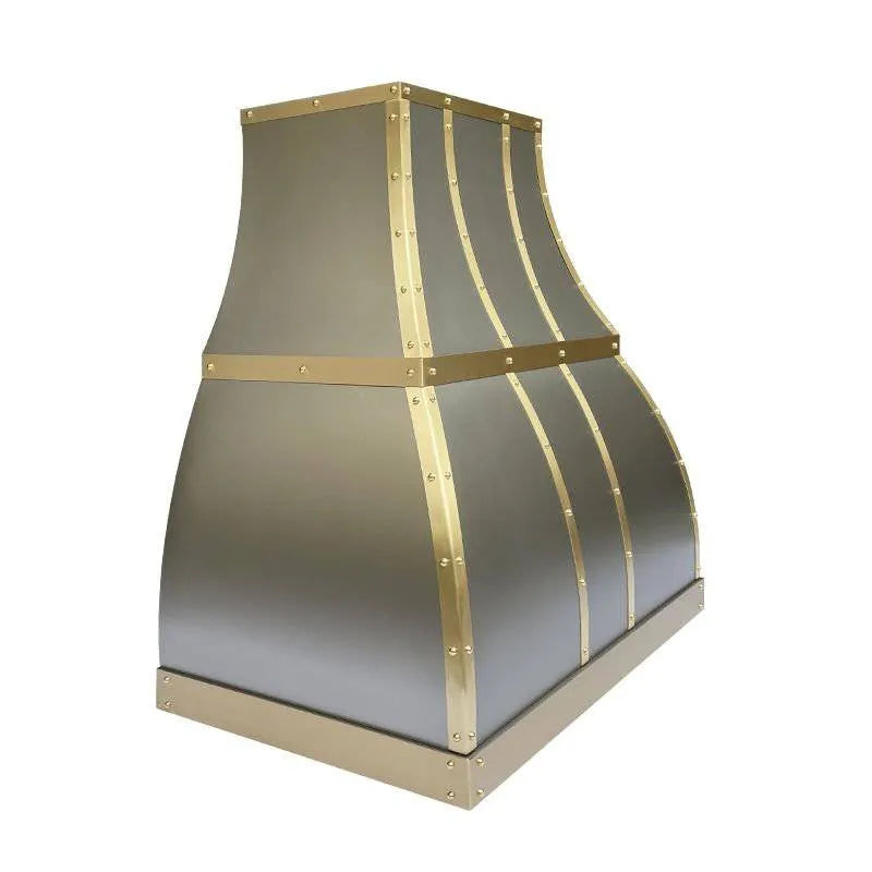 Fobest Brass and Stainless Steel Range Hood FSS-15-Stainless Steel Range Hood-Fobest