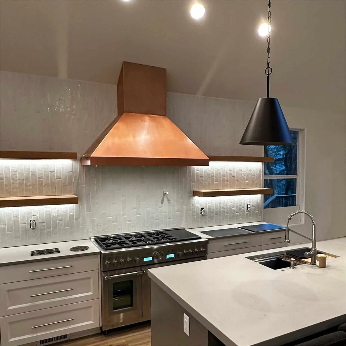 Fobest Chimney Copper Range Hood FCP-81-Copper Range Hood-Fobest