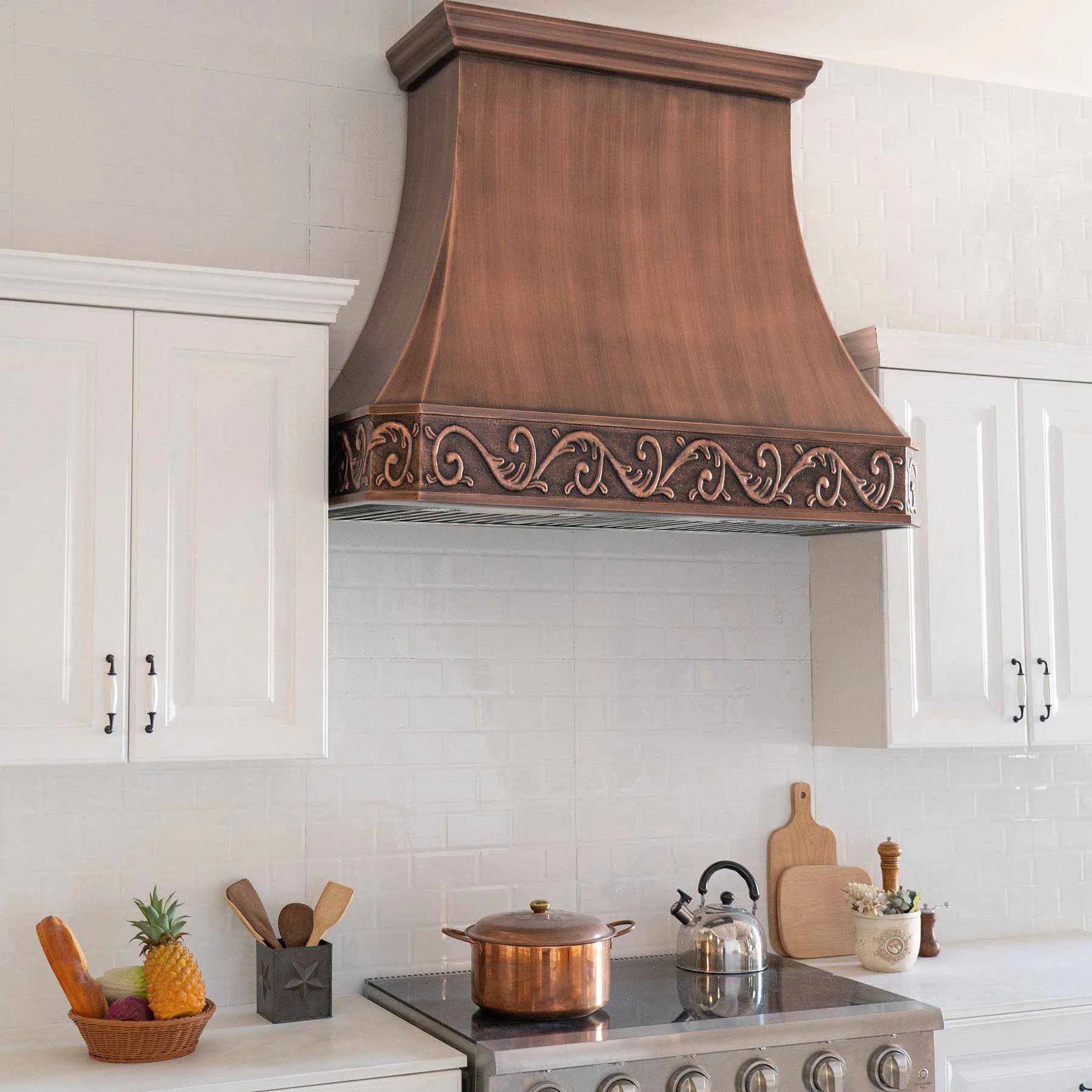 Fobest Classic Antique Copper Range Hood FCP-69-Copper Range Hood-Fobest