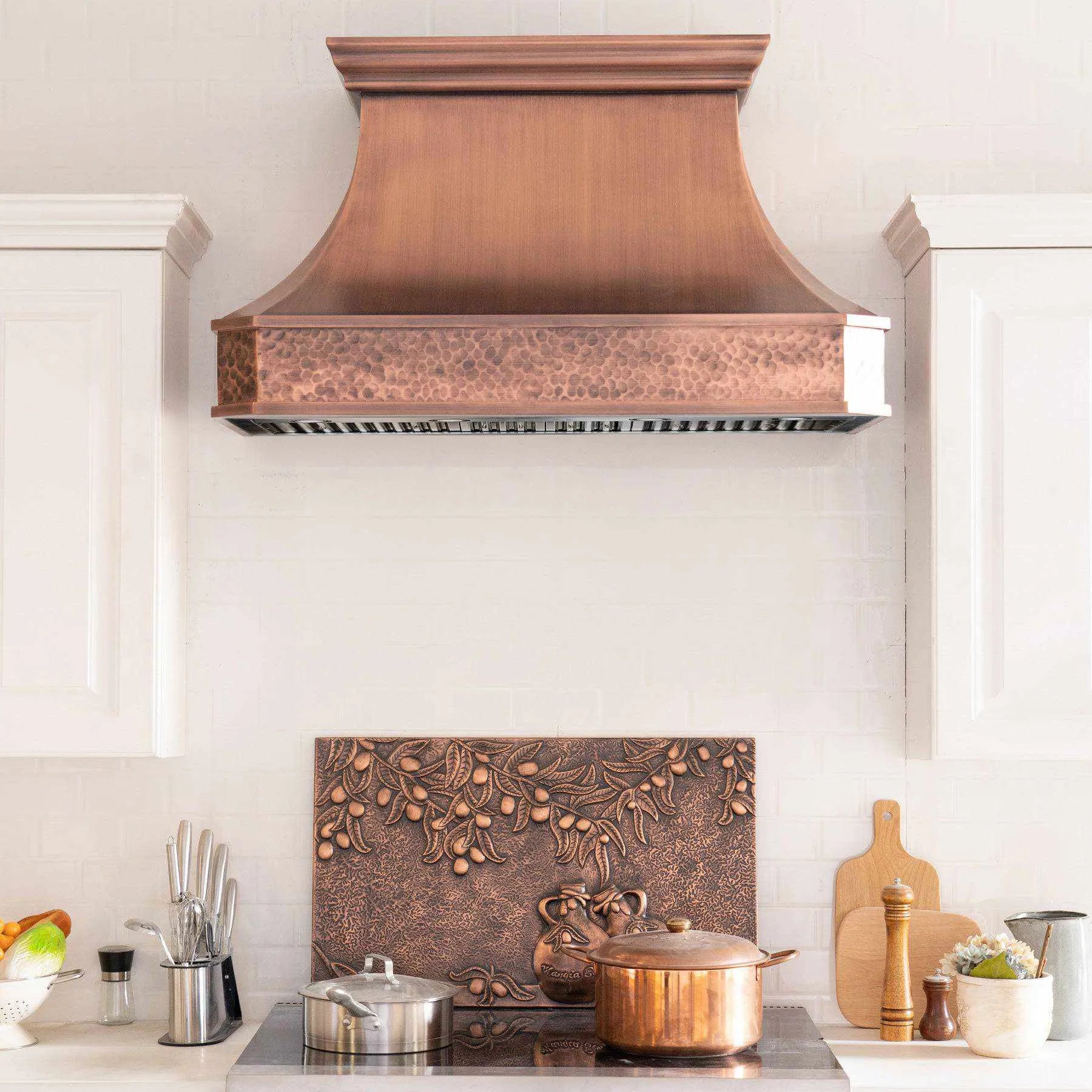 Fobest Classic Antique Copper Range Hood FCP-69-Copper Range Hood-Fobest