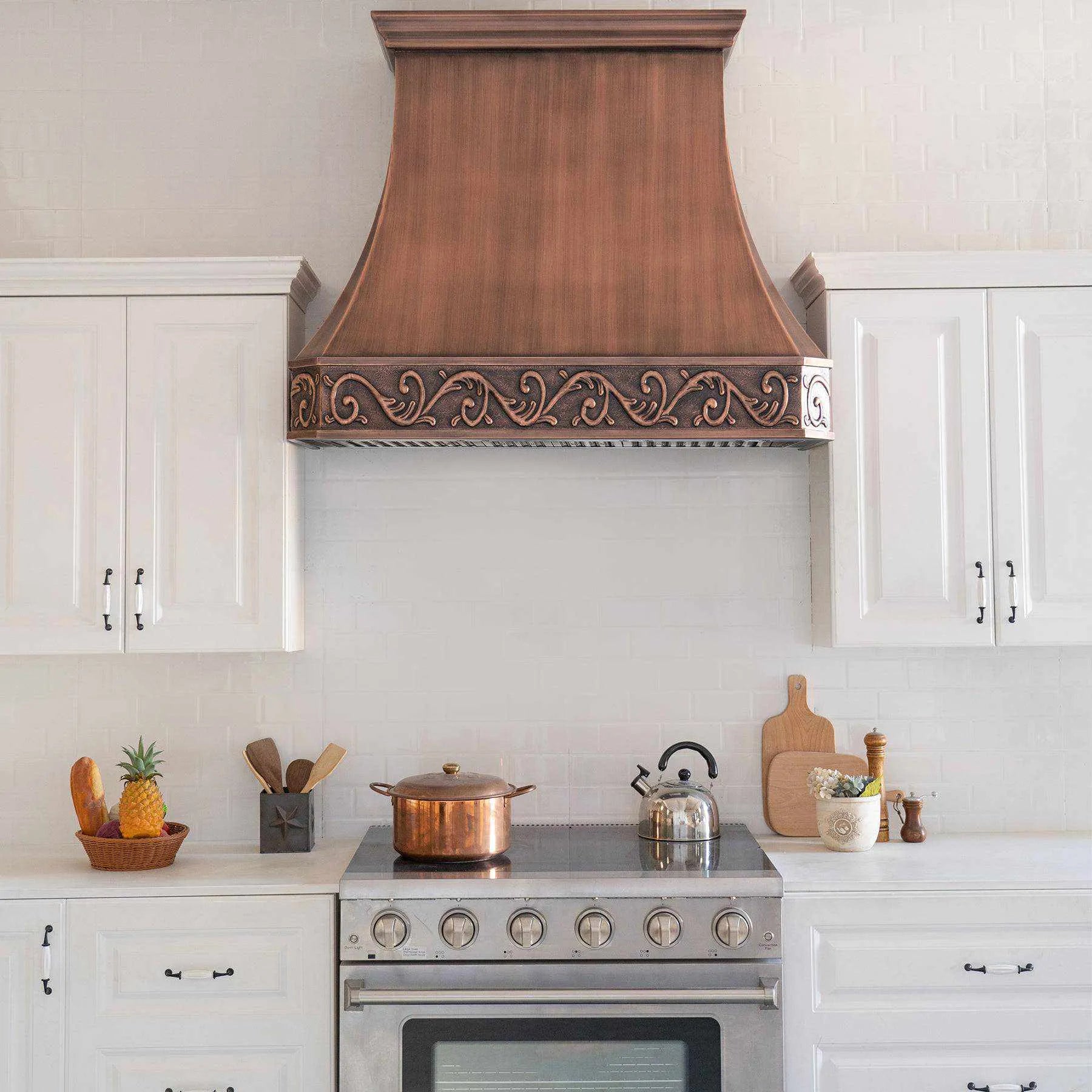 Fobest Classic Antique Copper Range Hood FCP-69-Copper Range Hood-Fobest