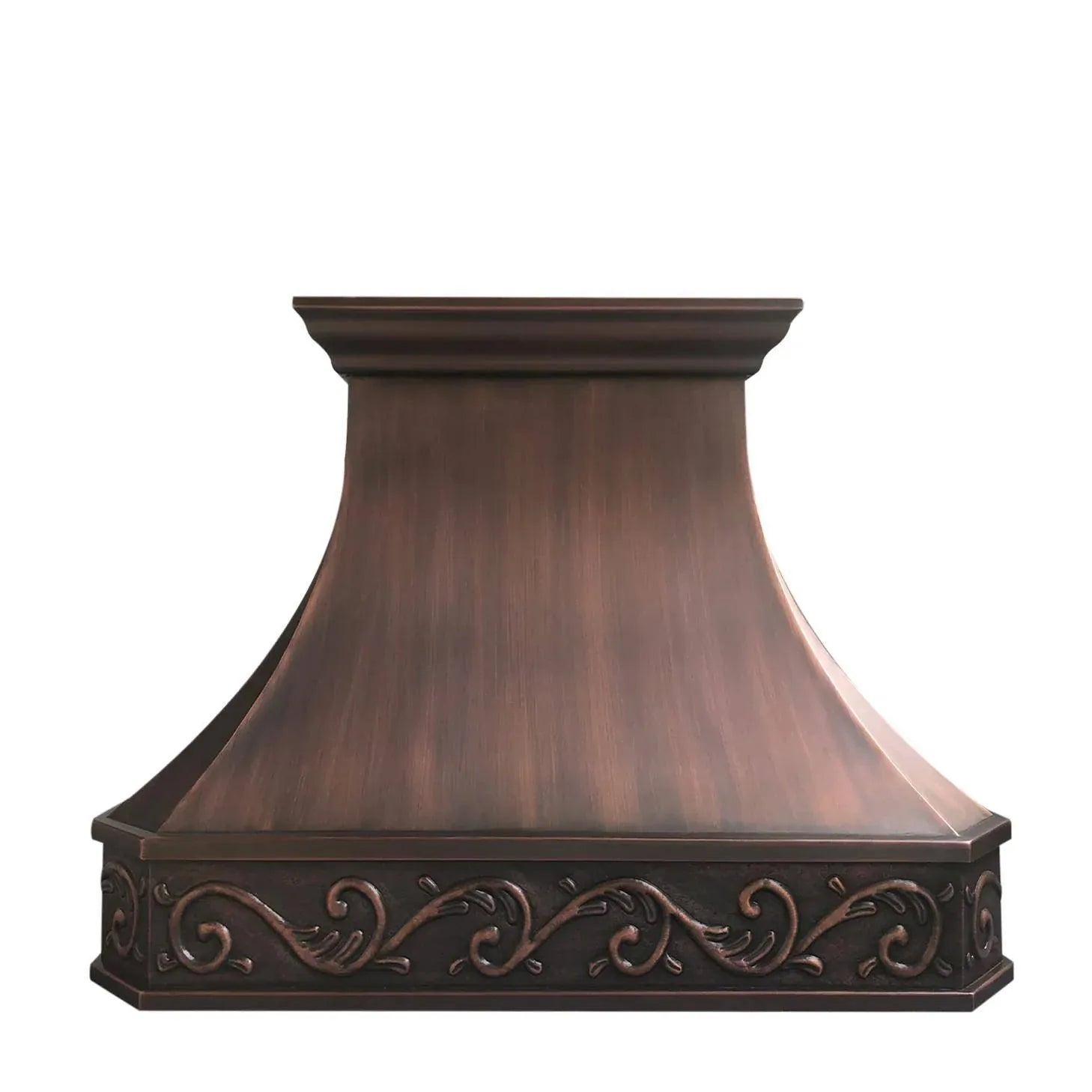 Fobest Classic Copper Range Hood with Classic Apron Pattern FCP-30-Copper Range Hood-Fobest