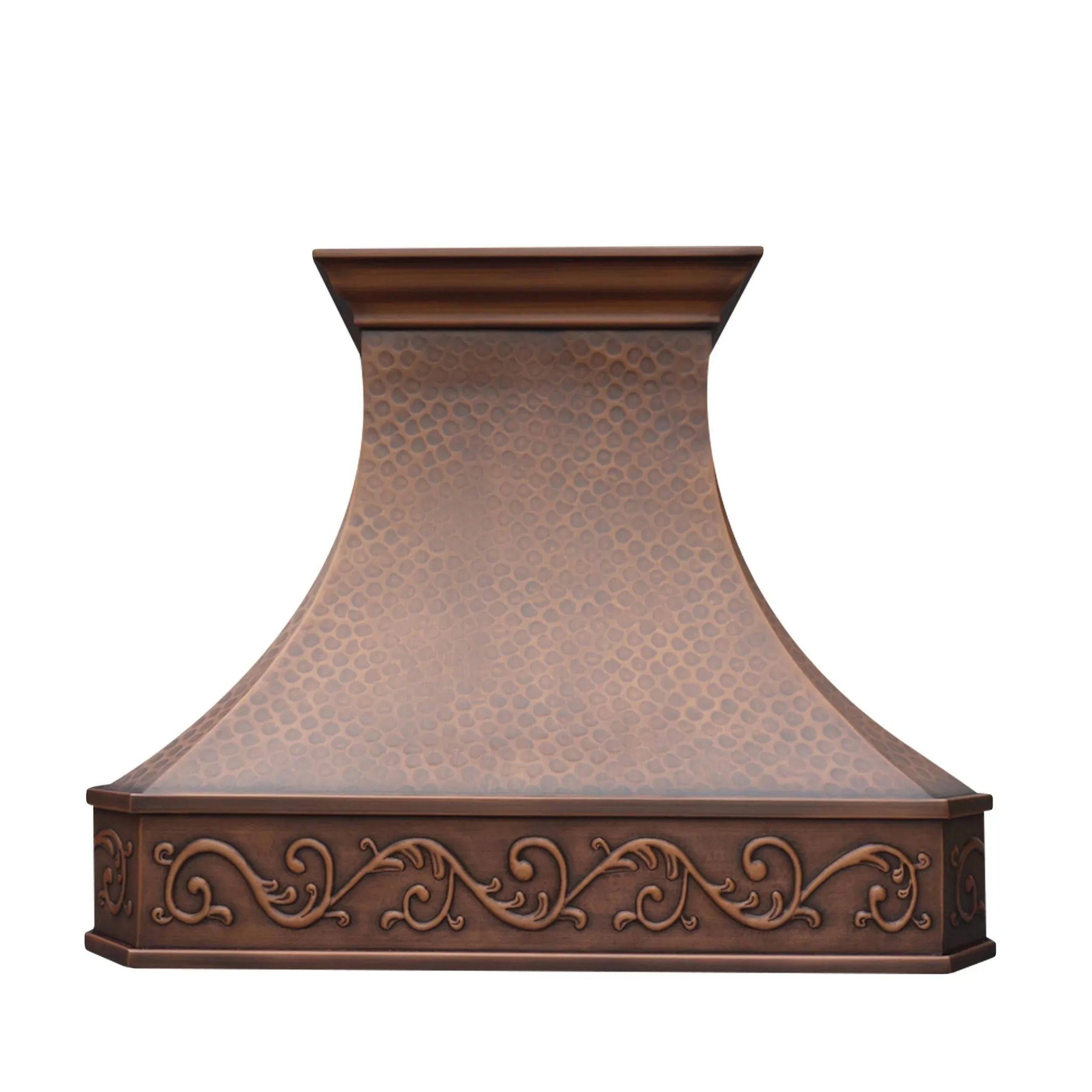 Fobest Classic Copper Range Hood with Classic Apron Pattern FCP-30-Copper Range Hood-Fobest
