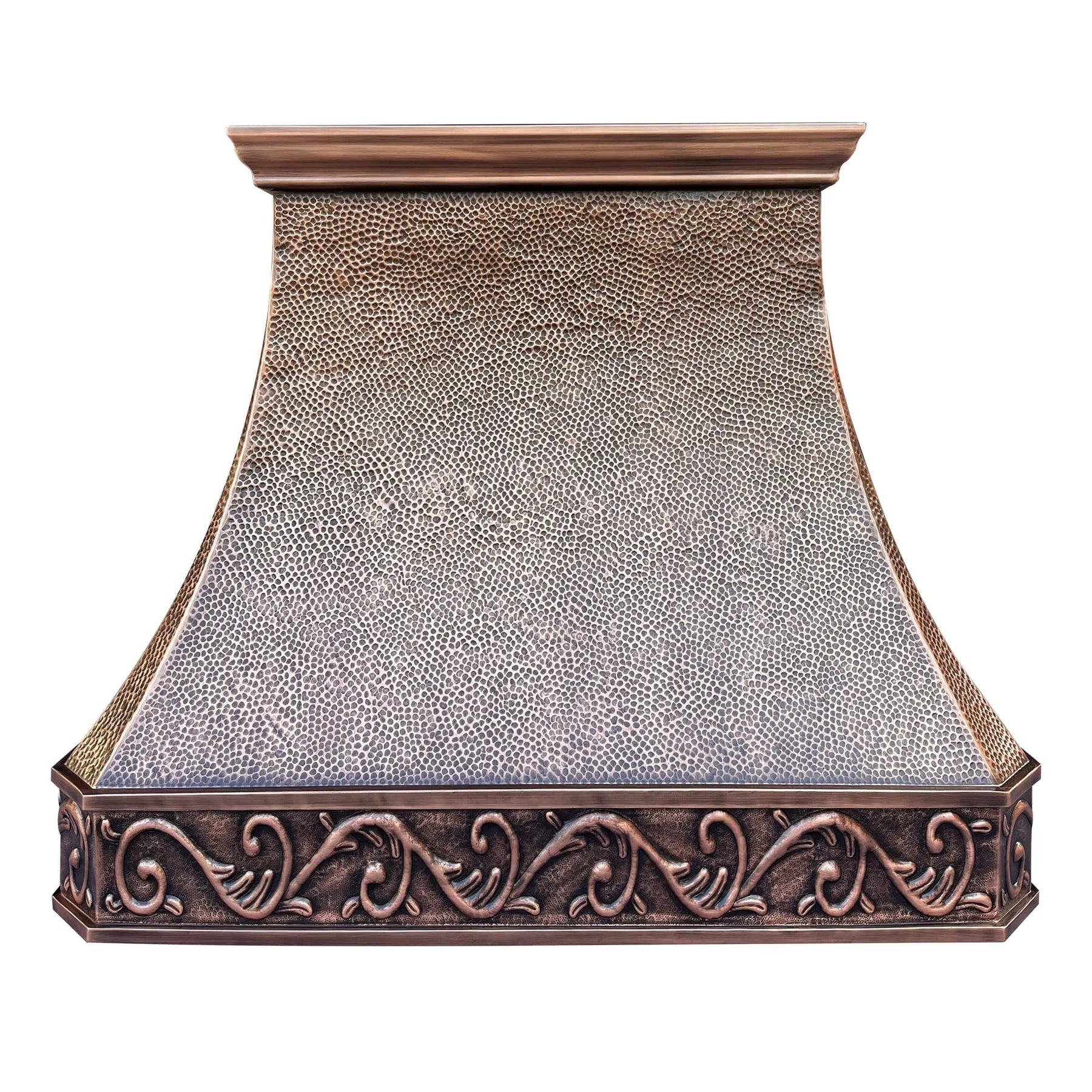 Fobest Classic Copper Range Hood with Classic Apron Pattern FCP-30-Copper Range Hood-Fobest