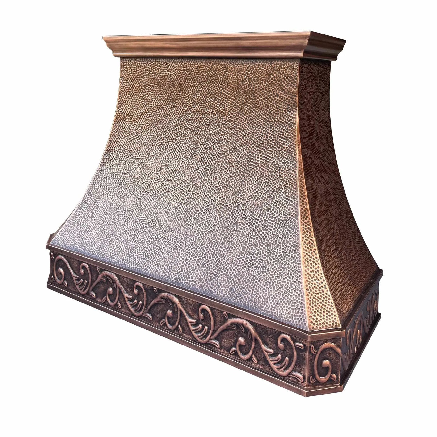 Fobest Classic Copper Range Hood with Classic Apron Pattern FCP-30-Copper Range Hood-Fobest