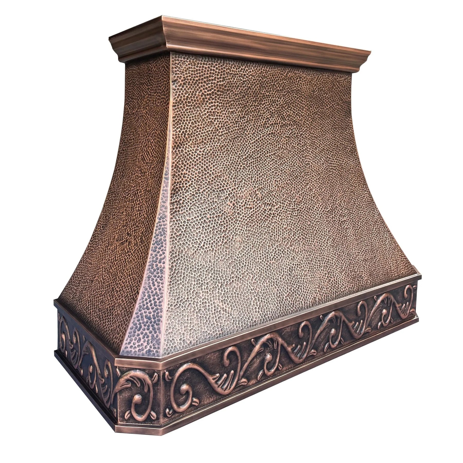 Fobest Classic Copper Range Hood with Classic Apron Pattern FCP-30-Copper Range Hood-Fobest