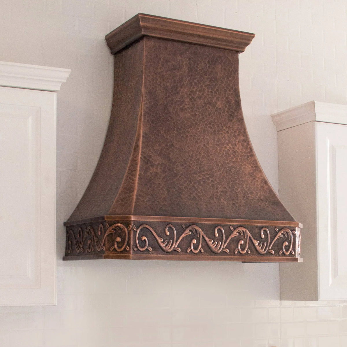 Fobest Classic Copper Range Hood with Classic Apron Pattern FCP-30-Copper Range Hood-Fobest