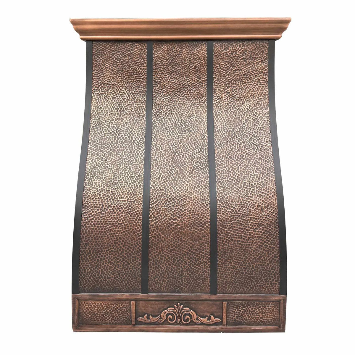 Fobest Classic Copper Range Hood with Vintage Apron FCP-78-Copper Range Hood-Fobest