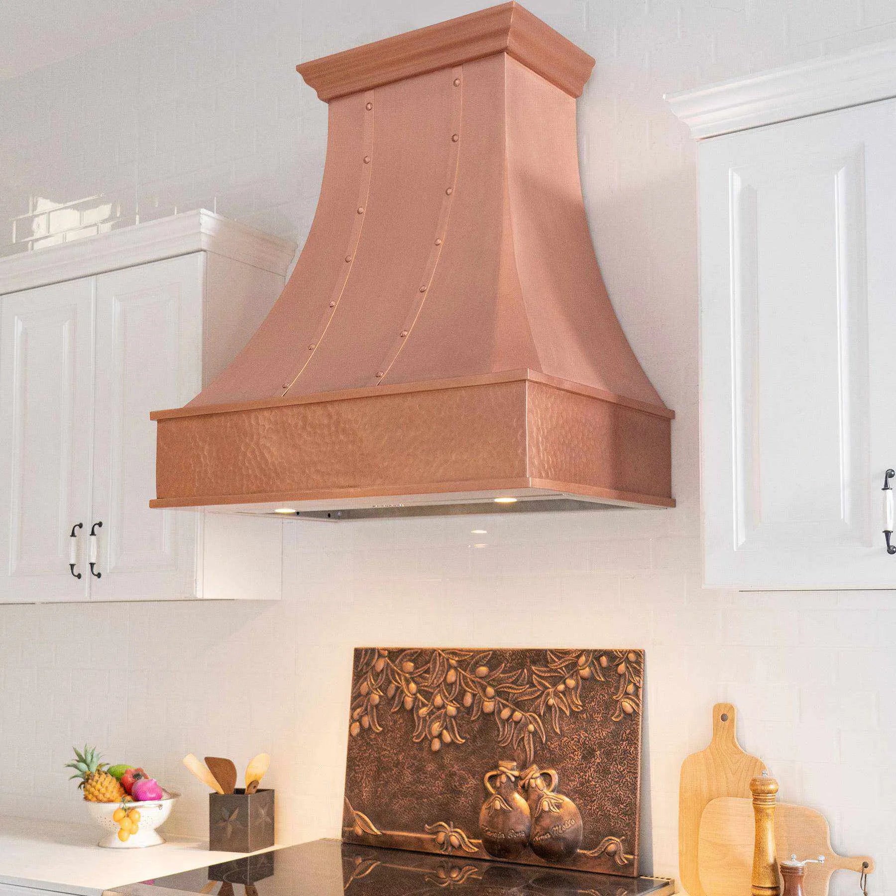 Fobest Classic Custom Copper Kitchen Hood FCP-107-Copper Range Hood-Fobest